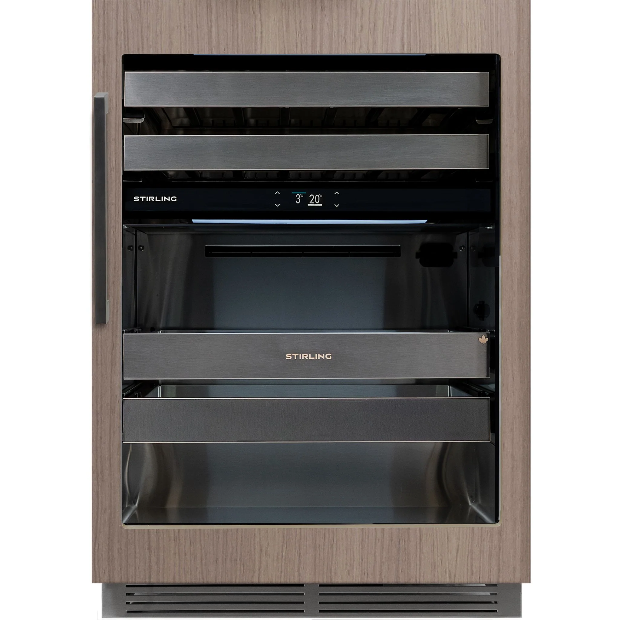 Stirling 24" Dual Zone Panel Ready Wine & Beverage Cooler Stainless Package - Panel Ready (S4-D250PANR) - Image 2