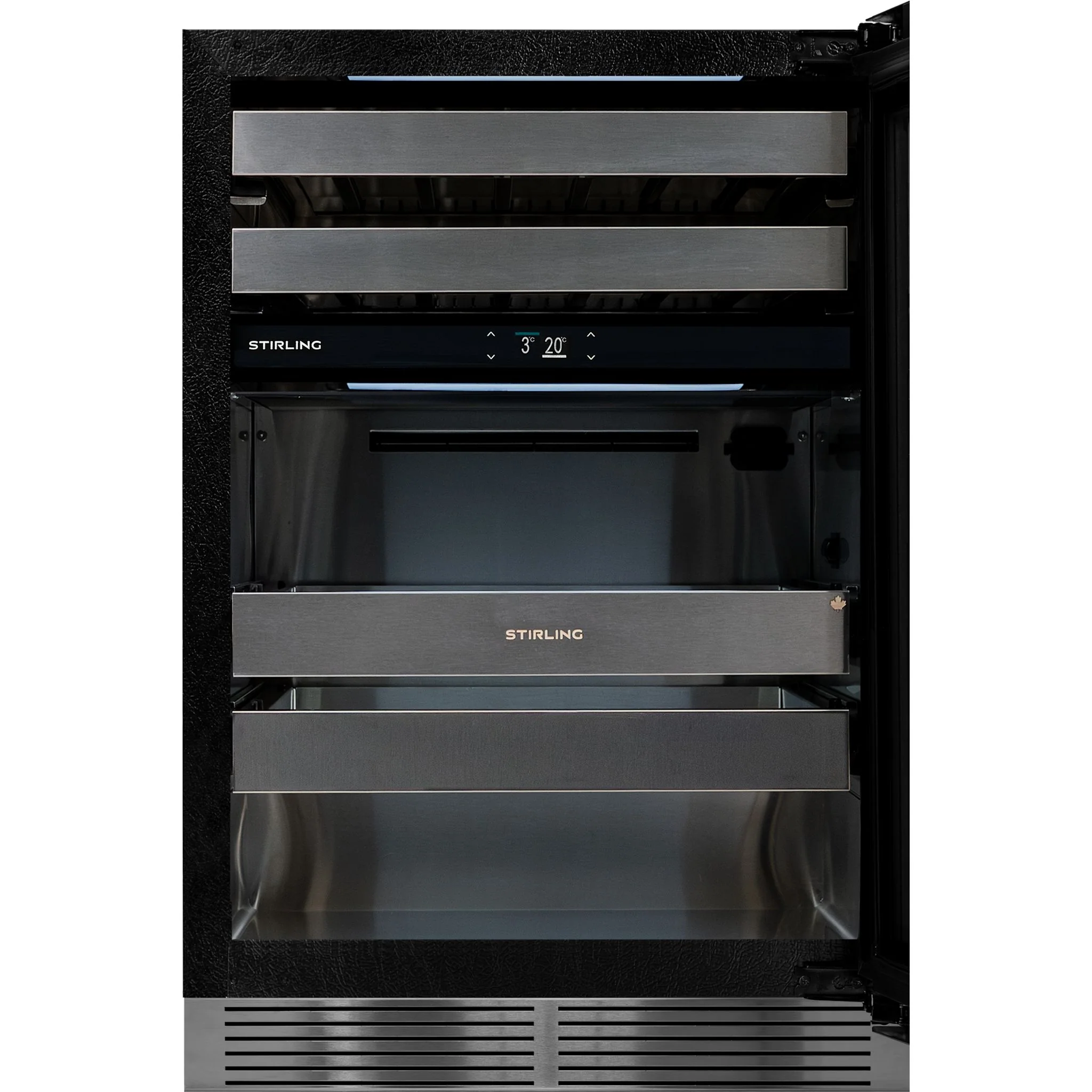 Stirling 24" Dual Zone Panel Ready Wine & Beverage Cooler Stainless Package - Panel Ready (S4-D250PANR) - Image 3