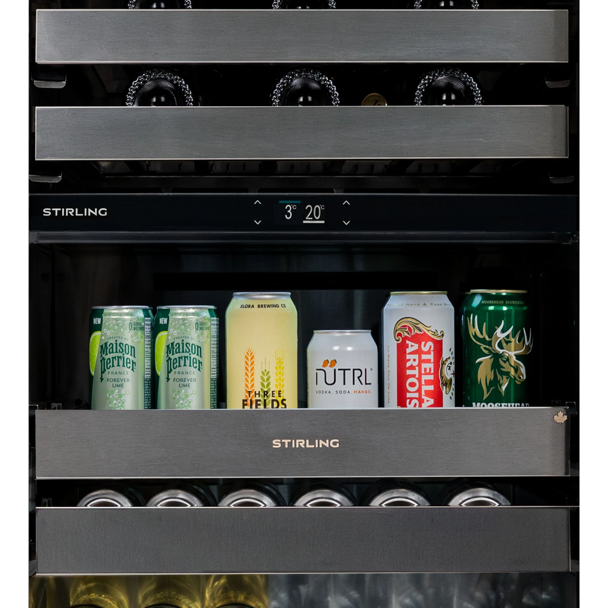 Stirling 24" Dual Zone Panel Ready Wine & Beverage Cooler Stainless Package - Panel Ready (S4-D250PANR) - Image 4
