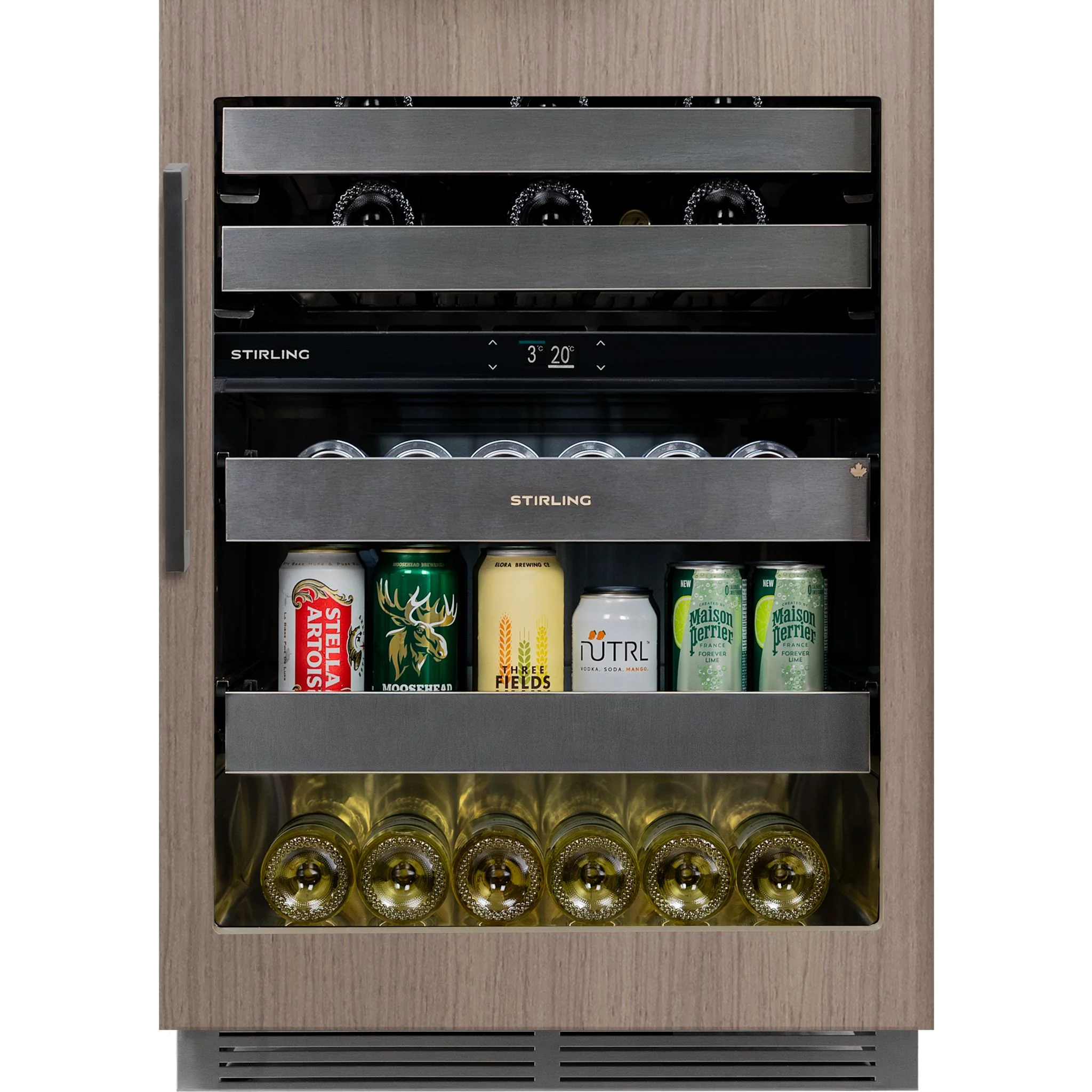 Stirling 24" Dual Zone Panel Ready Wine & Beverage Cooler Stainless Package - Panel Ready (S4-D250PANR) - Image 5