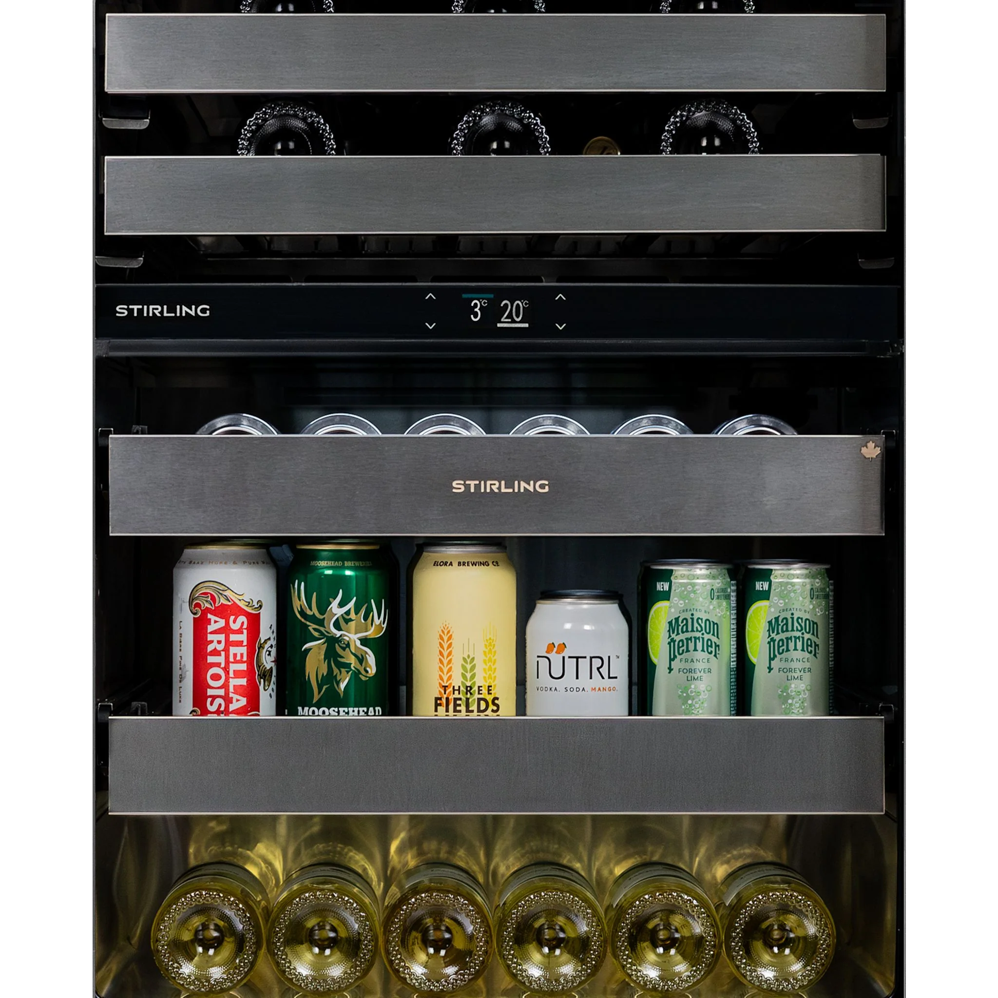 Stirling 24" Dual Zone Panel Ready Wine & Beverage Cooler Stainless Package - Panel Ready (S4-D250PANR) - Image 8