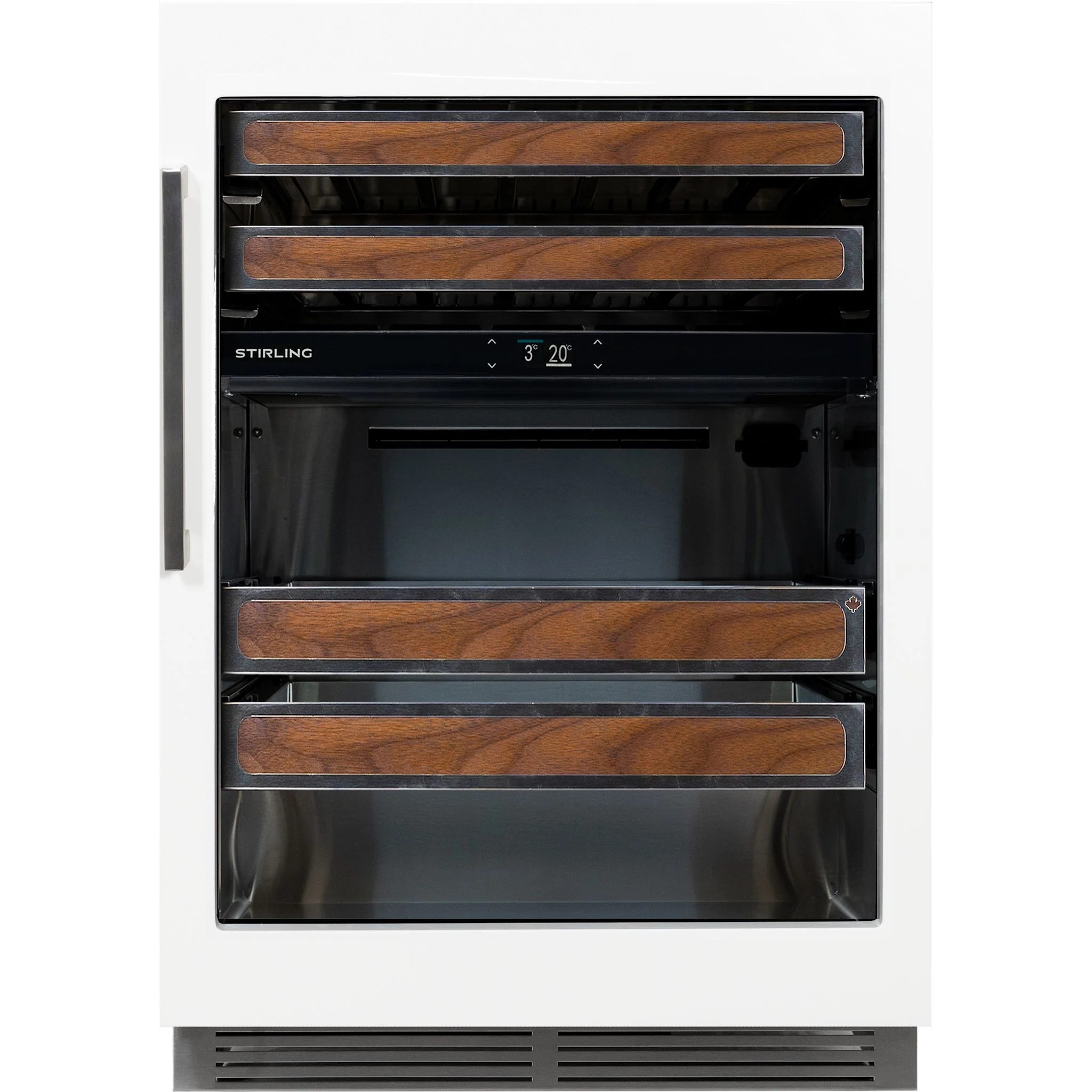 Stirling 24" Dual Zone Panel Ready Wine & Beverage Cooler Wood Package - Panel Ready (S4-D275PANR) - Image 3