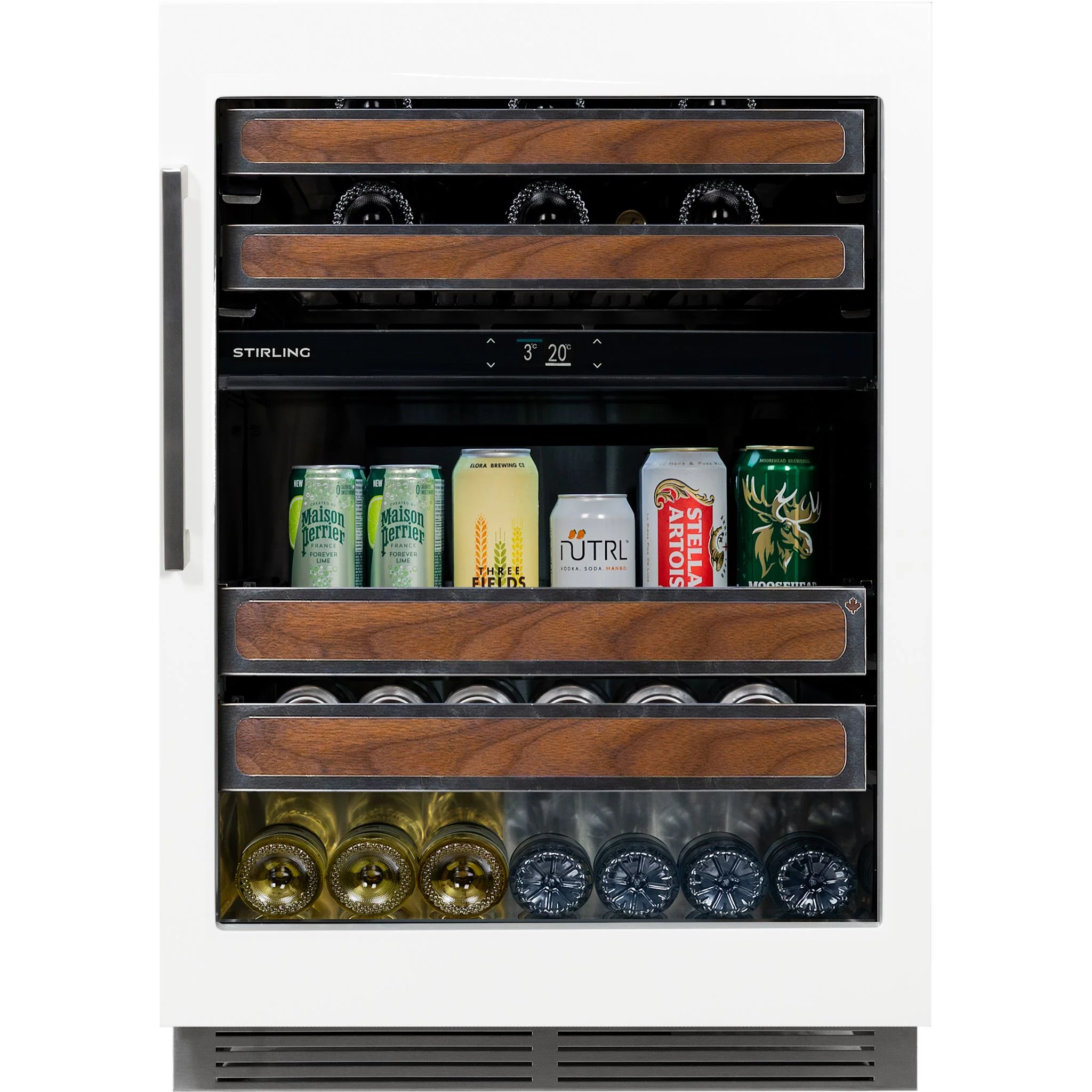 Stirling 24" Dual Zone Panel Ready Wine & Beverage Cooler Wood Package - Panel Ready (S4-D275PANR) - Image 4