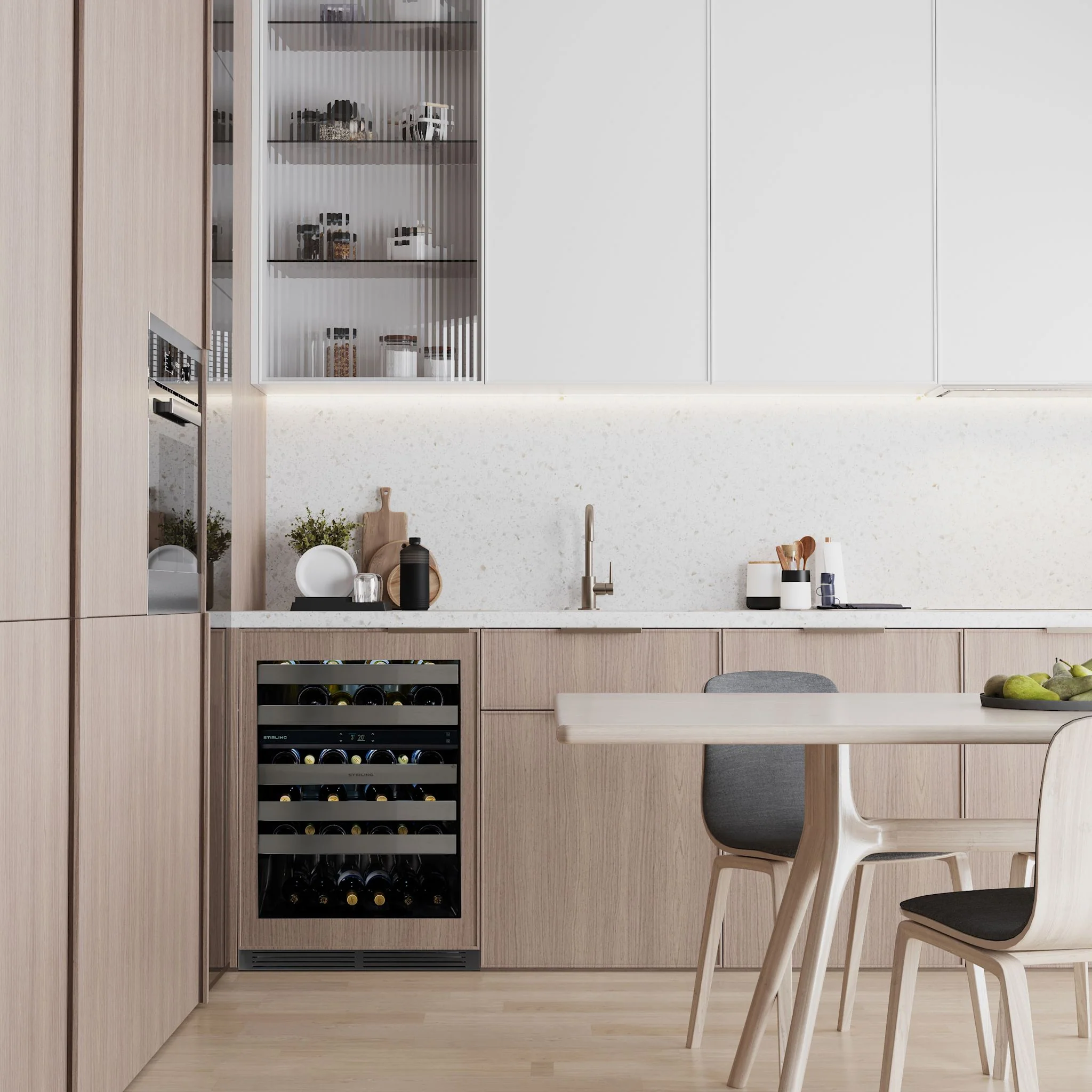 Stirling 24" Dual Zone Panel Ready Wine Cooler: Stainless Package - Panel Ready (S4-D200PANR) - Image 13