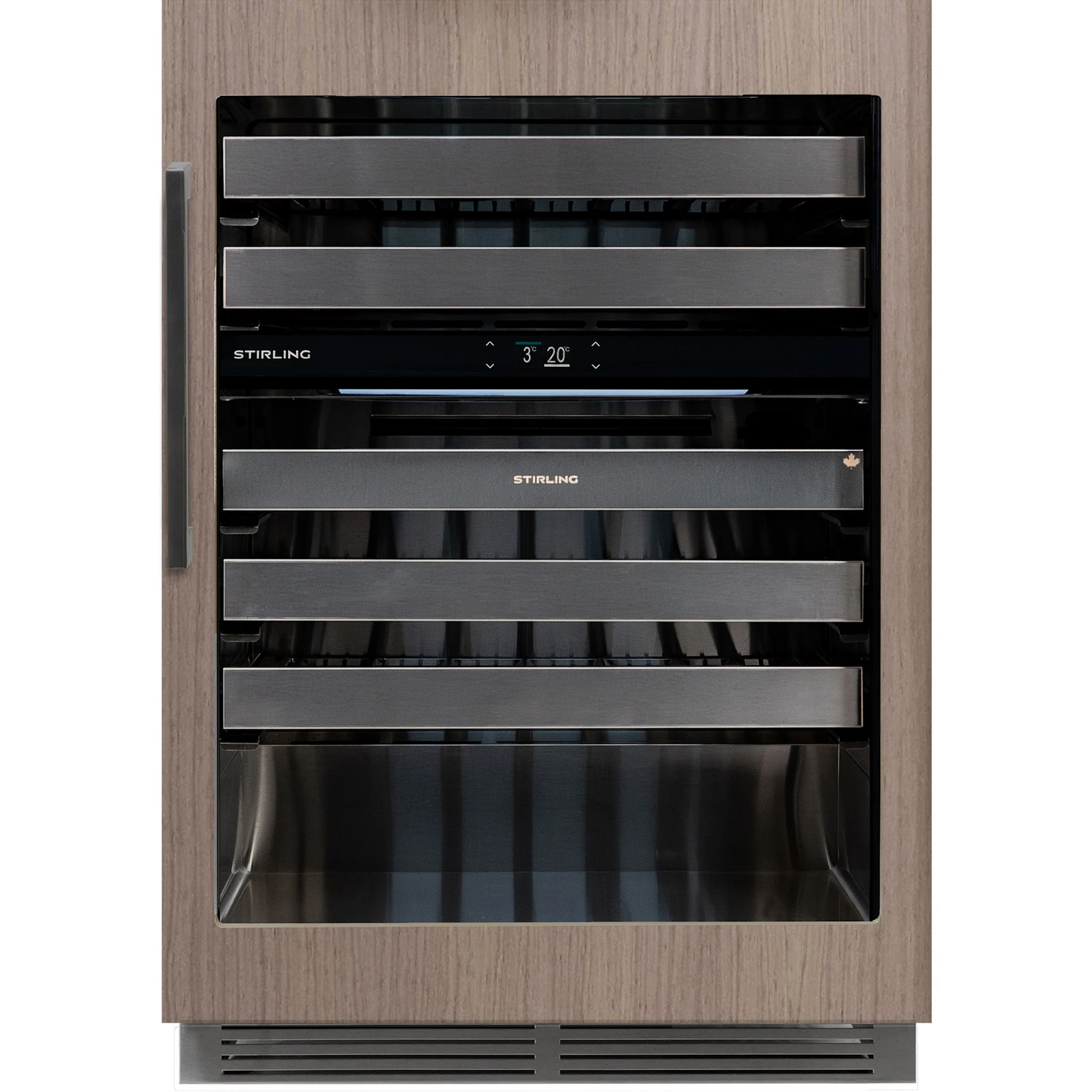Stirling 24" Dual Zone Panel Ready Wine Cooler: Stainless Package - Panel Ready (S4-D200PANR) - Image 3