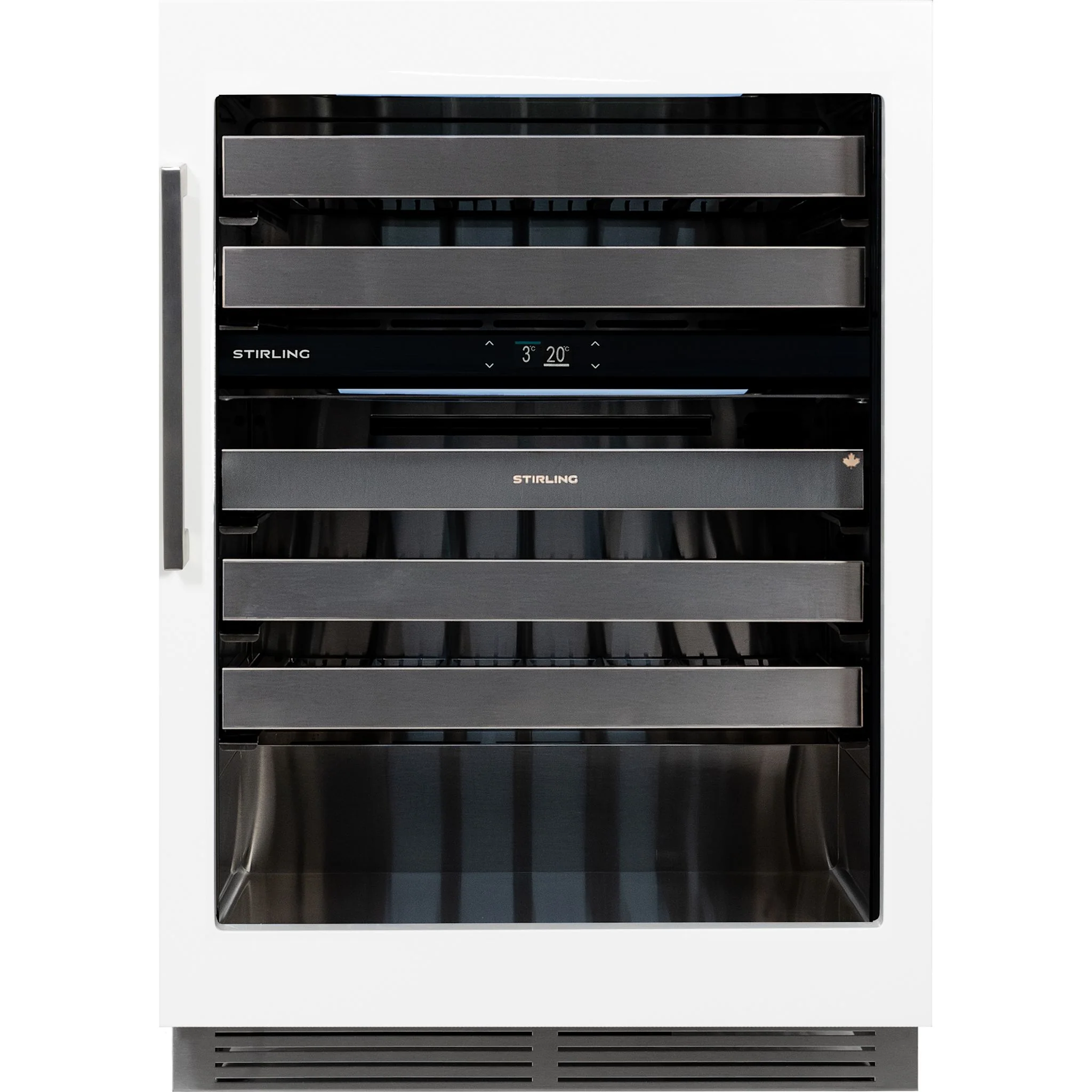 Stirling 24" Dual Zone Panel Ready Wine Cooler: Stainless Package - Panel Ready (S4-D200PANR) - Image 4