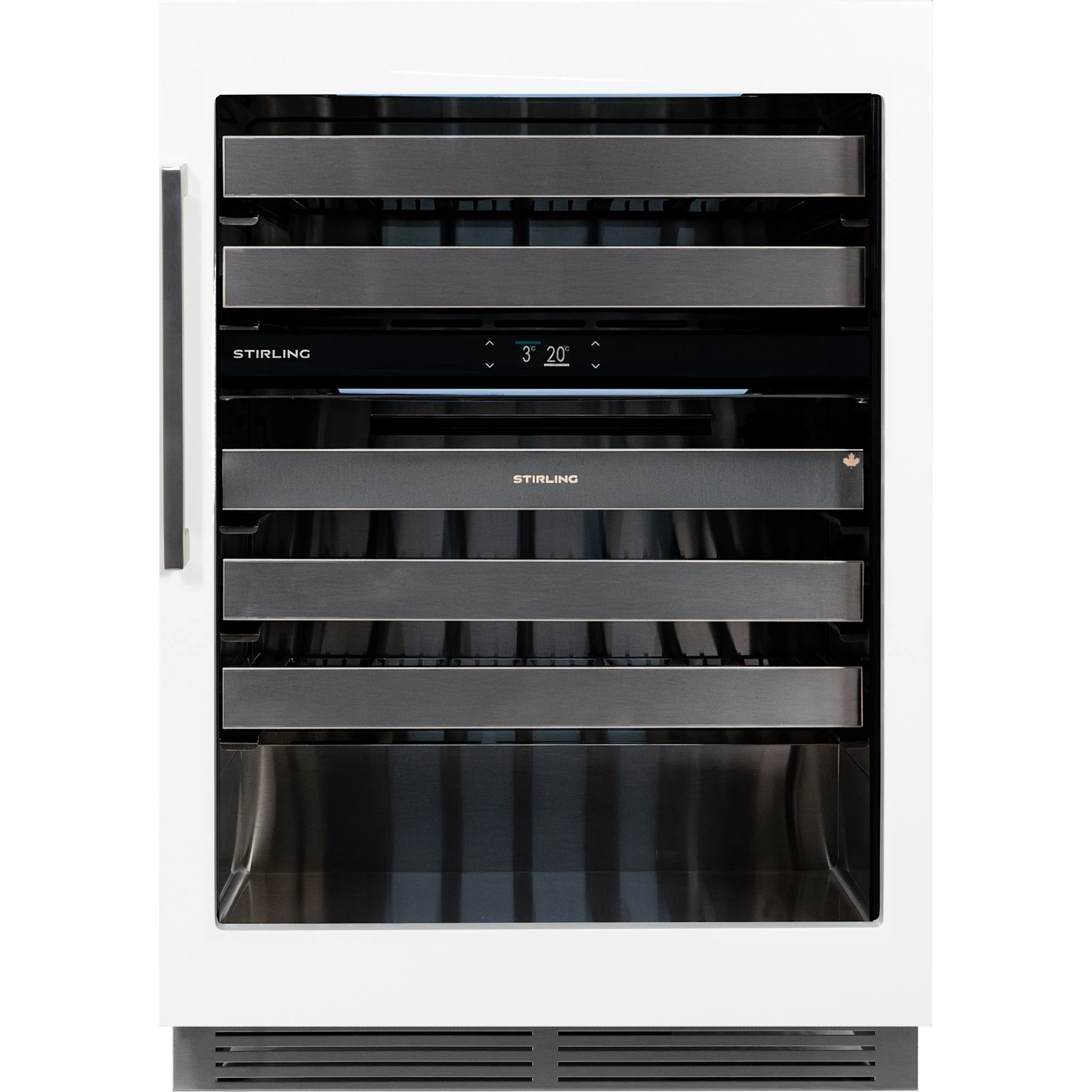 Stirling 24" Dual Zone Panel Ready Wine Cooler: Stainless Package - Panel Ready (S4-D200PANR) - Image 5