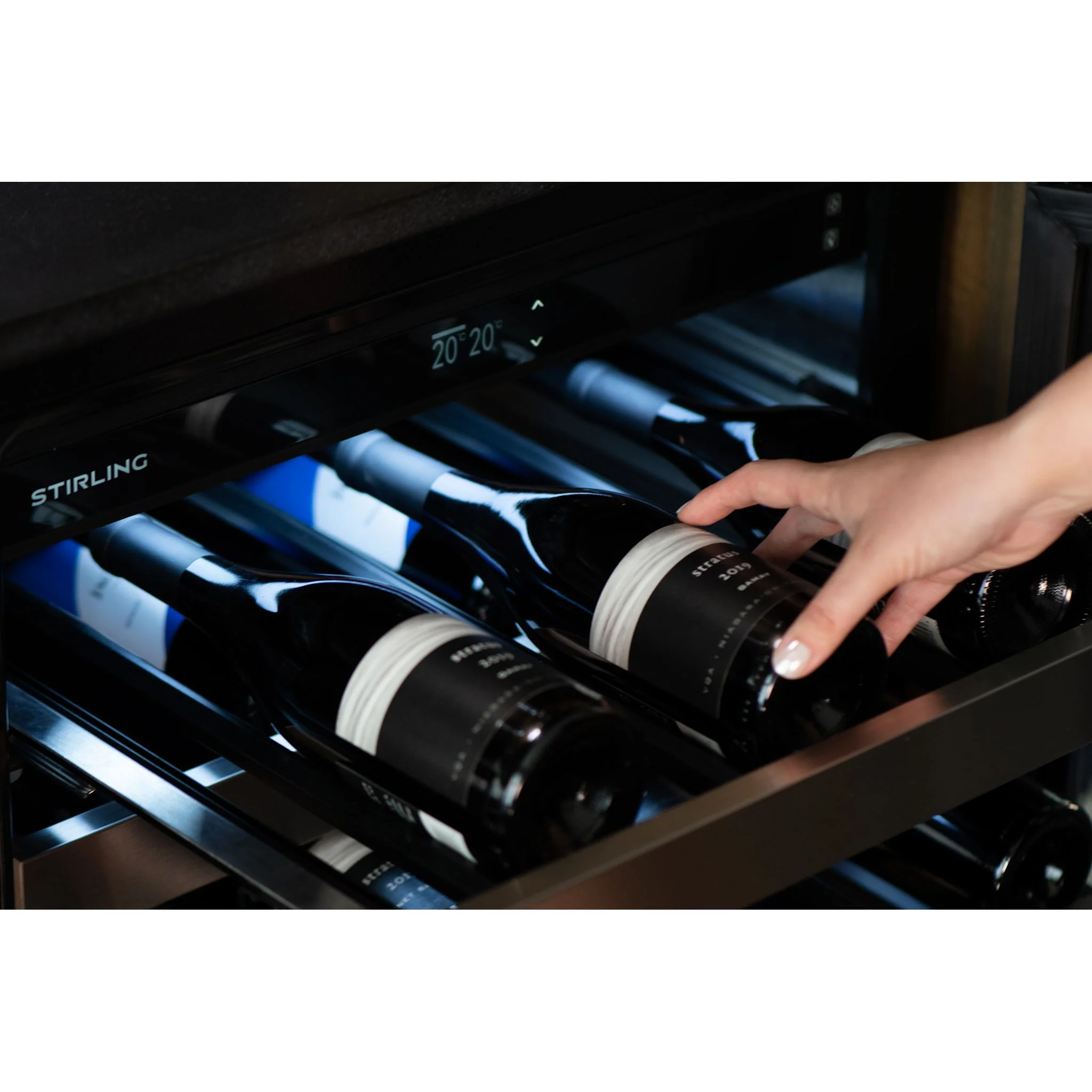 Stirling 24" Dual Zone Panel Ready Wine Cooler: Stainless Package - Panel Ready (S4-D200PANR) - Image 9