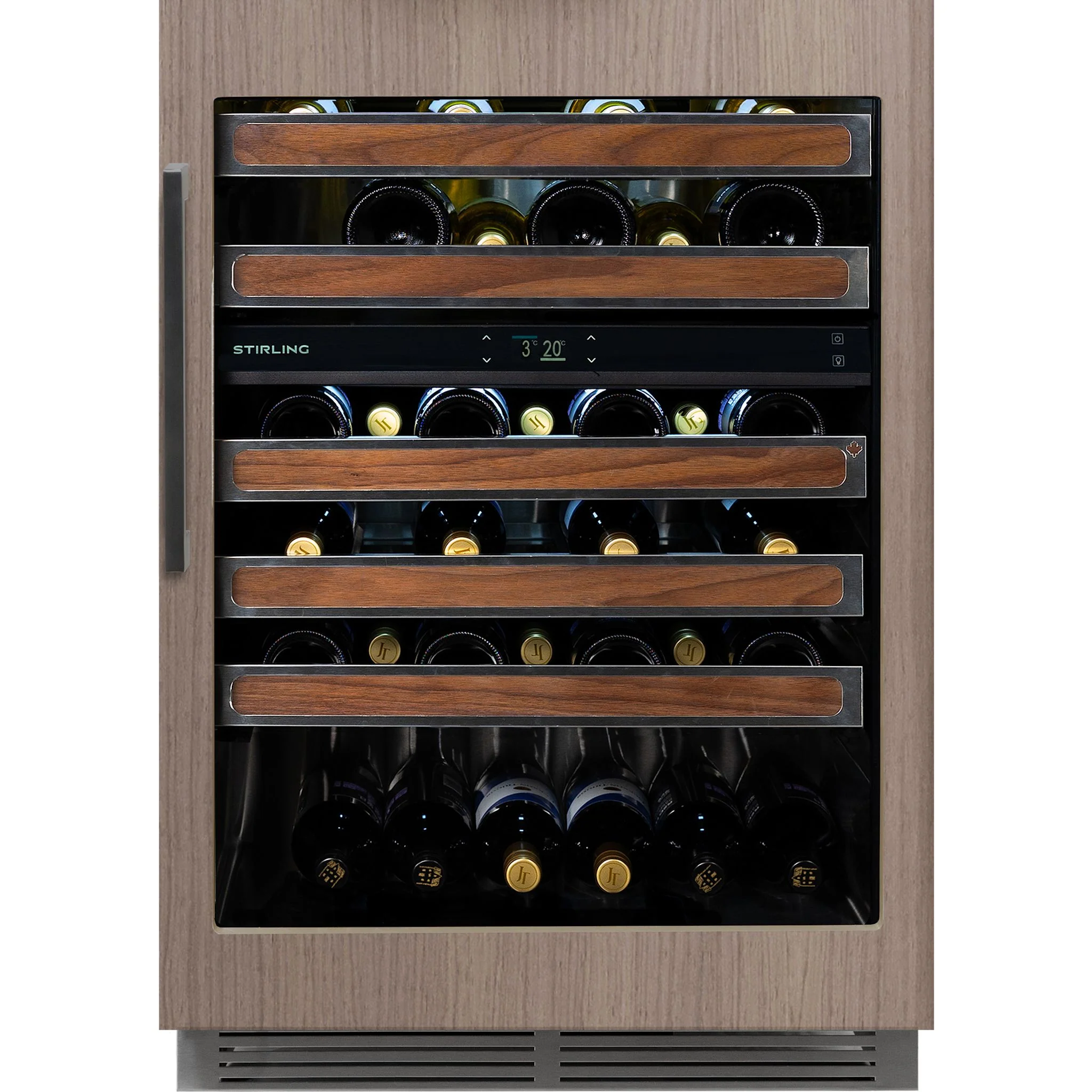 Stirling 24" Dual Zone Panel Ready Wine Cooler Wood Package - Panel Ready (S4-D225PANR) - Image 3