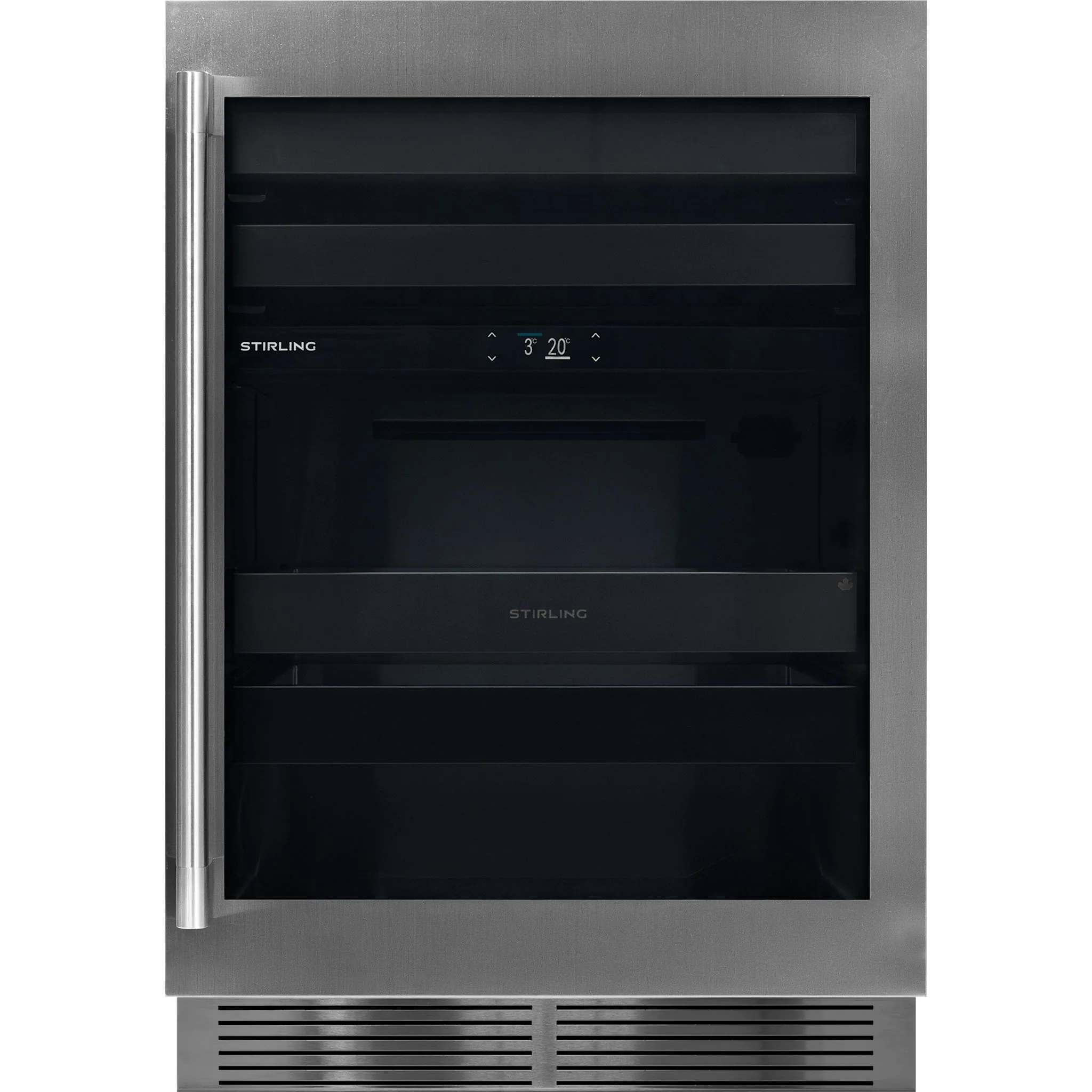 Stirling 24" Dual Zone Stainless Steel Wine & Beverage Cooler Stainless Package - Stainless Steel (S4-D250SS) - Image 2