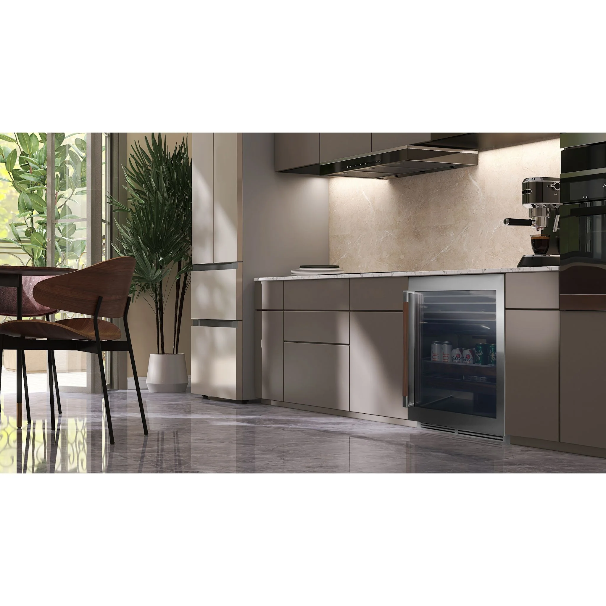 Stirling 24" Dual Zone Stainless Steel Wine & Beverage Cooler Wood Package - Stainless Steel (S4-D275SS) - Image 3