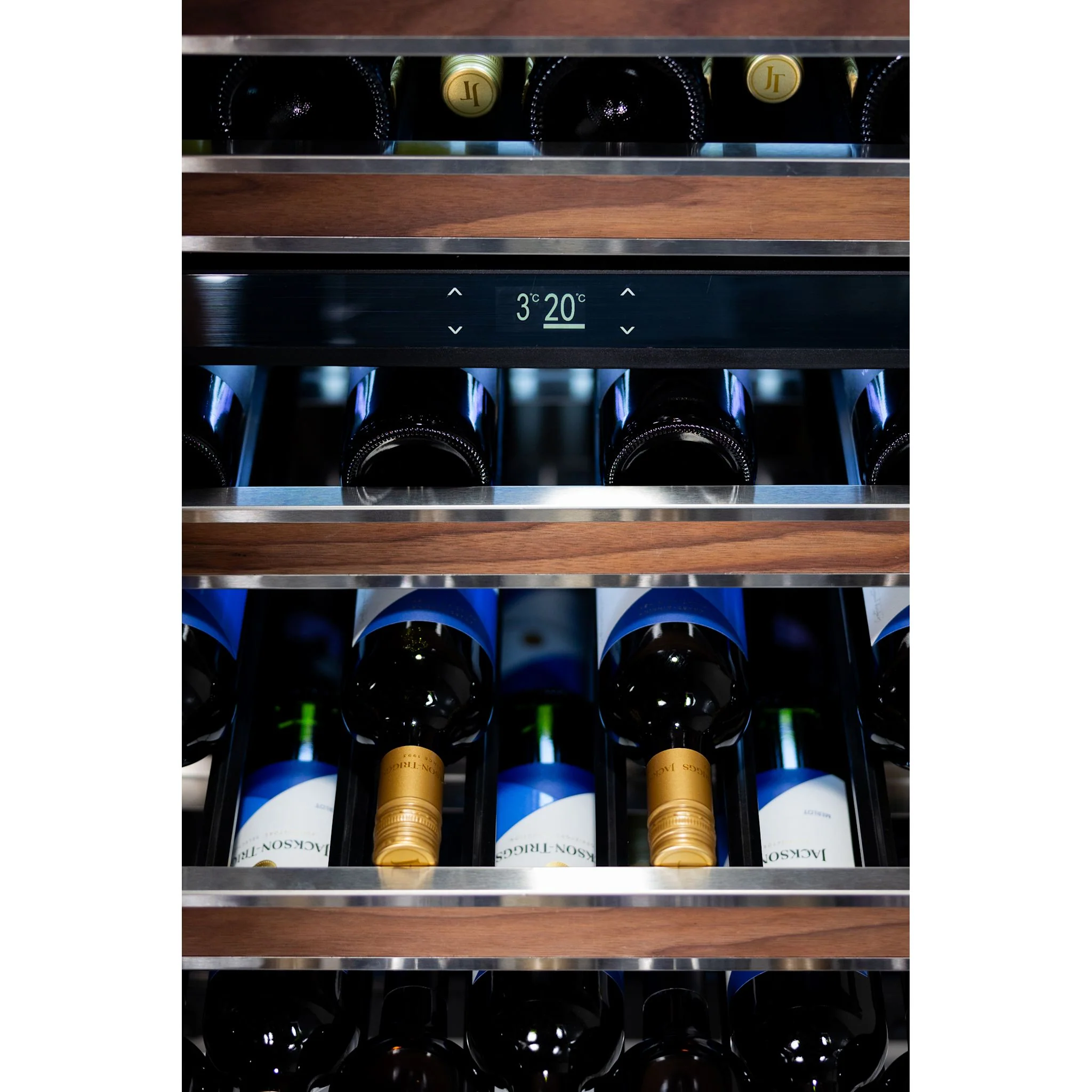Stirling 24" Dual Zone Stainless Steel Wine Cooler Wood Package - Stainless Steel (S4-D225SS) - Image 3