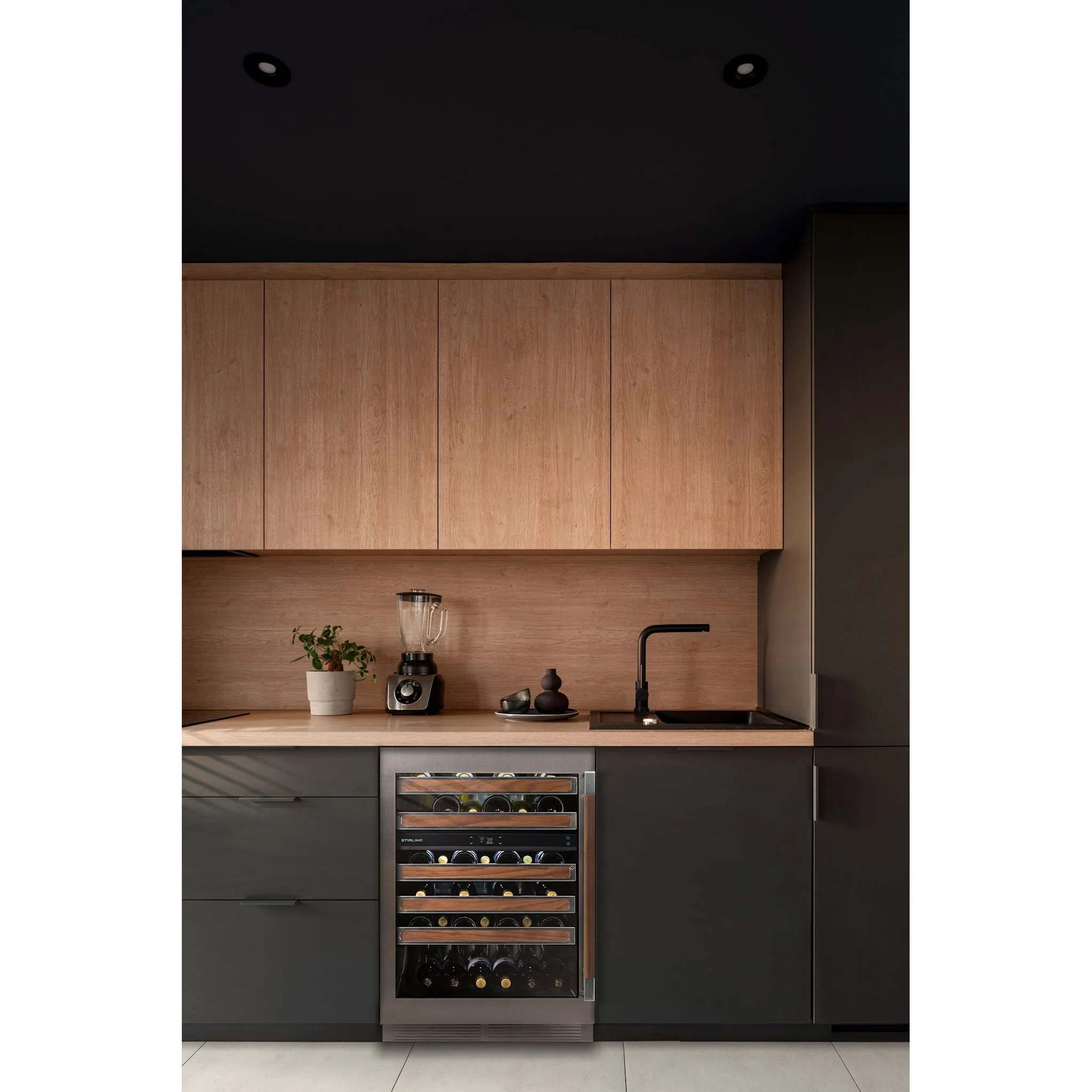 Stirling 24" Dual Zone Stainless Steel Wine Cooler Wood Package - Stainless Steel (S4-D225SS) - Image 6