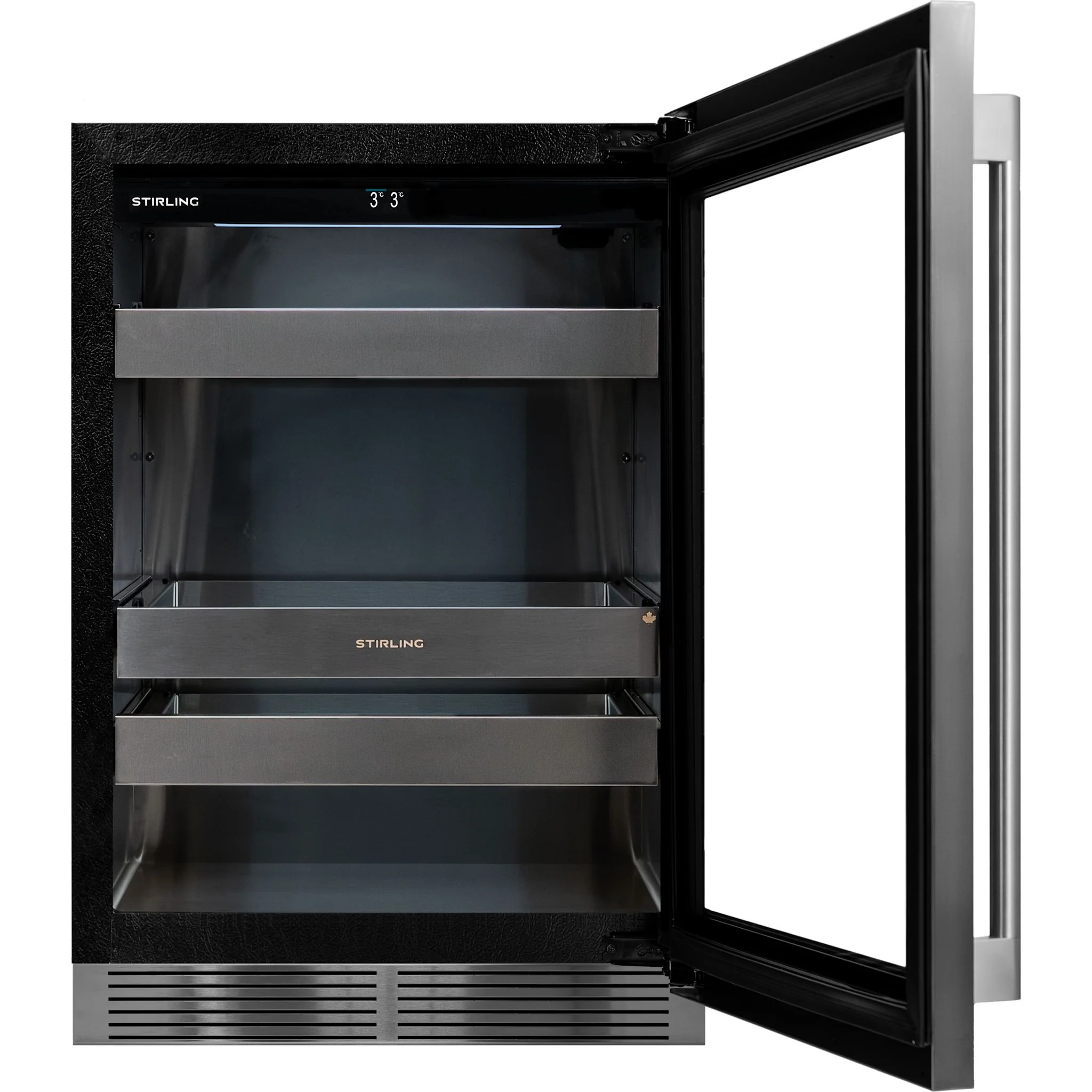 Stirling 24" Single Zone Stainless Steel Beverage Cooler: Stainless Package - Stainless Steel (S4-100SS) - Image 5