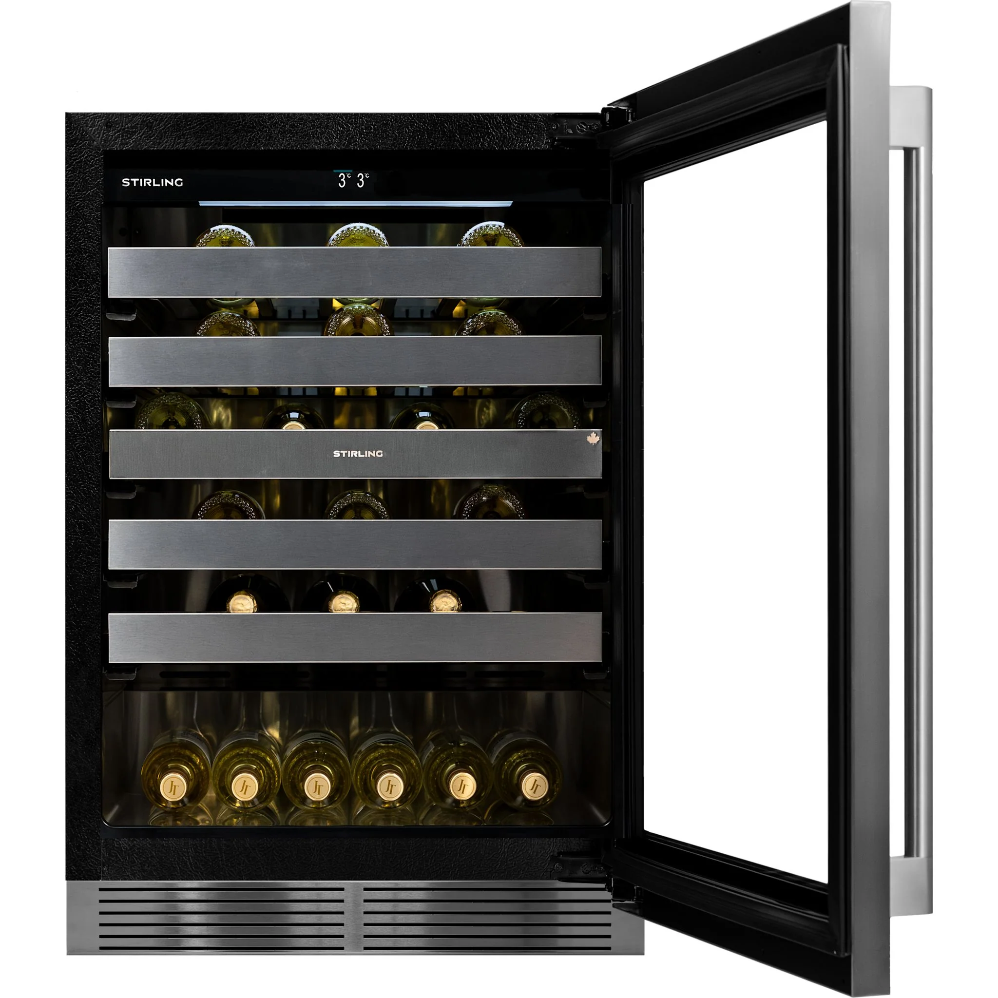 Stirling 24" Single Zone Stainless Steel Wine Cooler Stainless Steel (S4-150SS) - Image 5