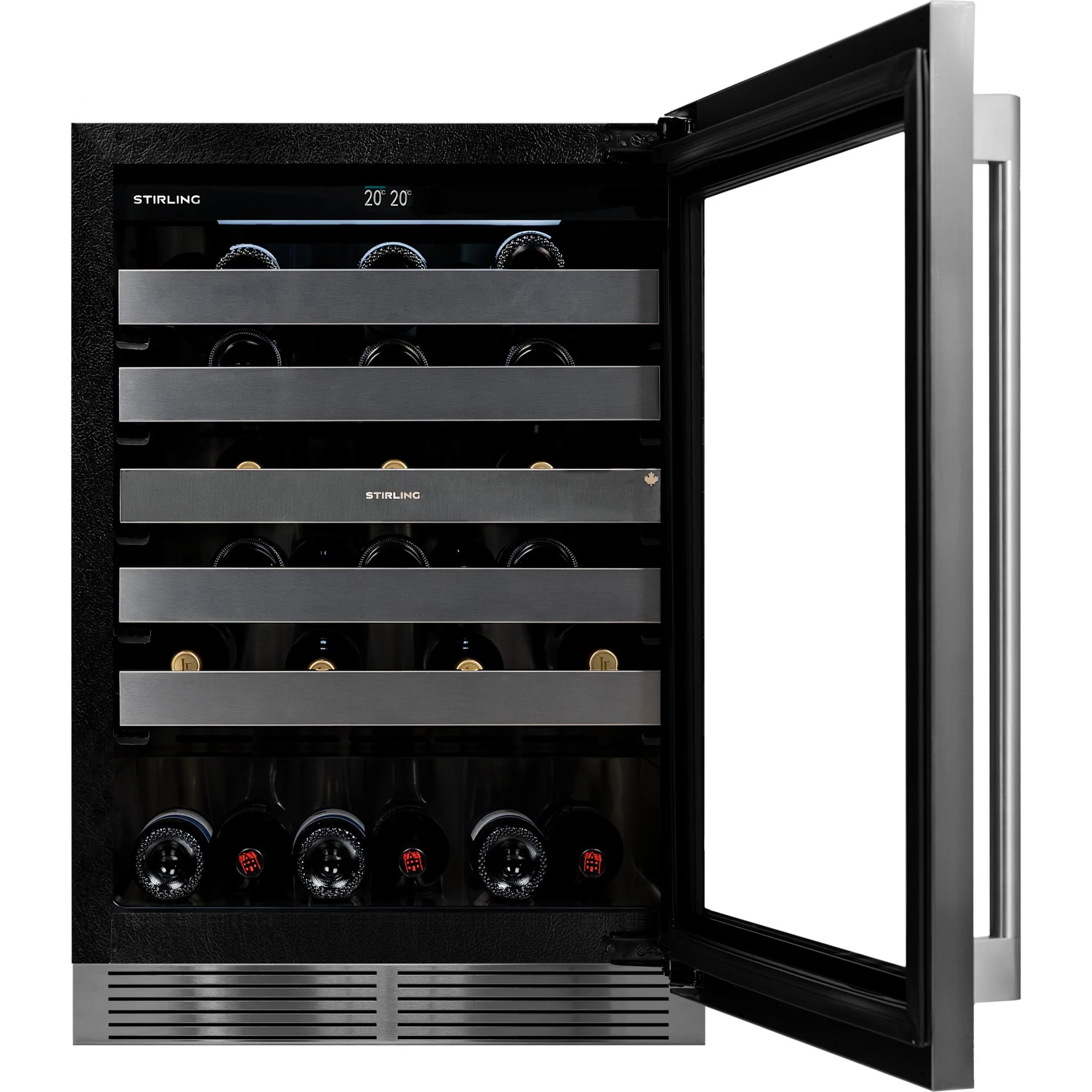 Stirling 24" Single Zone Stainless Steel Wine Cooler Stainless Steel (S4-150SS) - Image 6