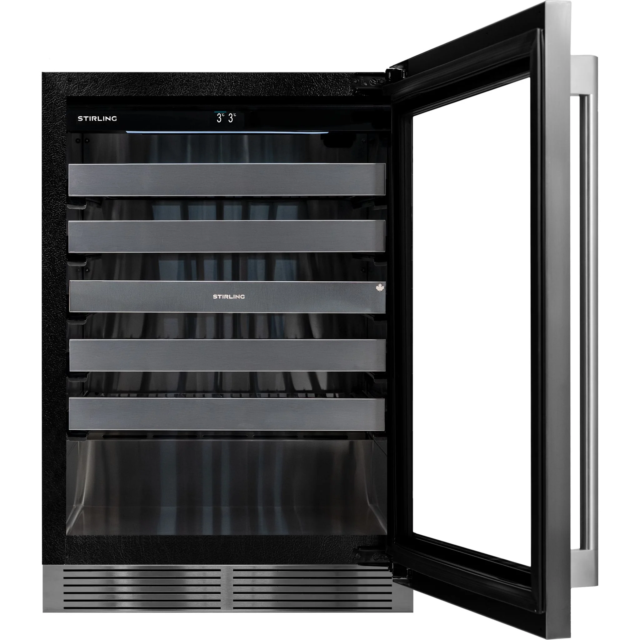 Stirling 24" Single Zone Stainless Steel Wine Cooler Stainless Steel (S4-150SS) - Image 7