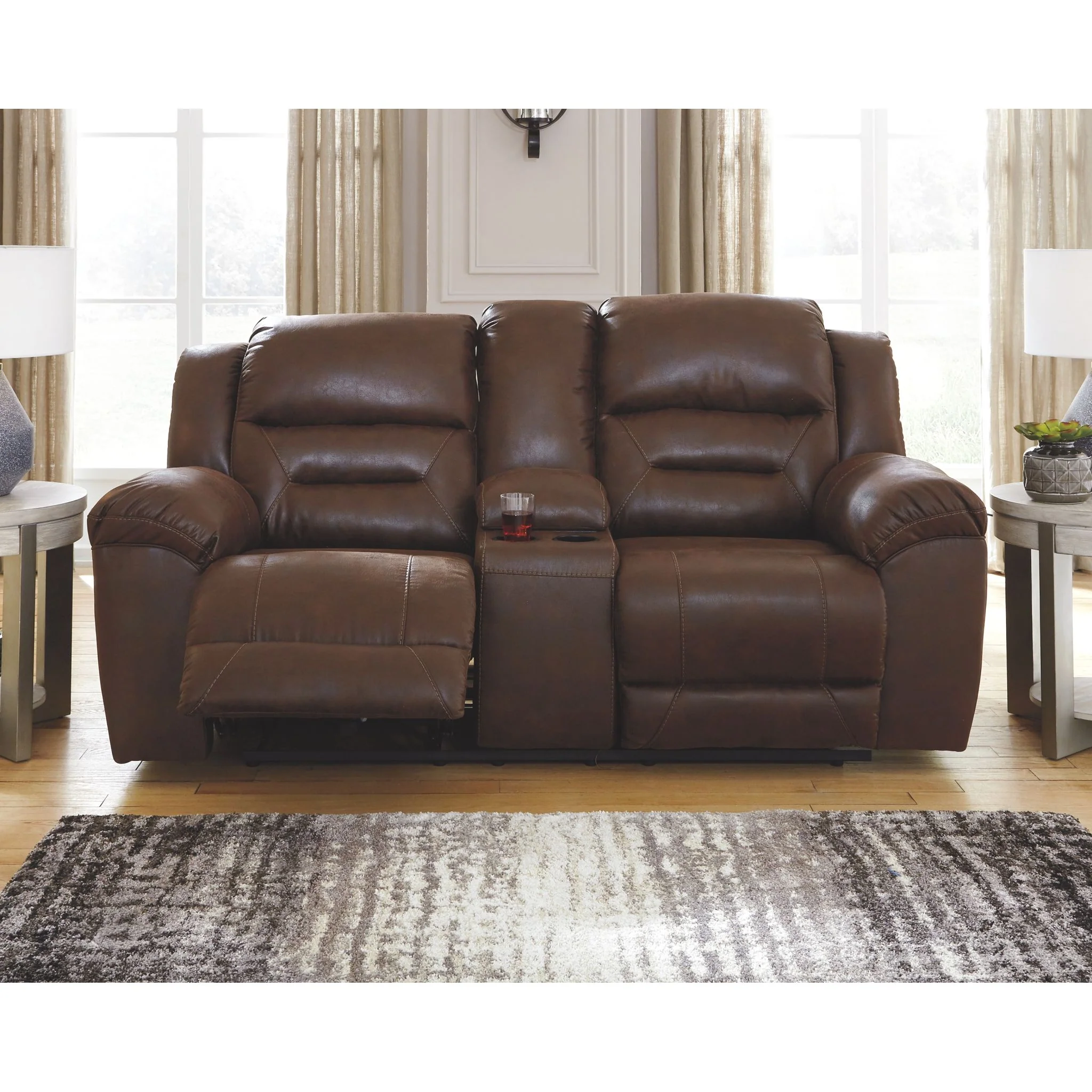 Stoneland Reclining Power Loveseat with Console - Image 10