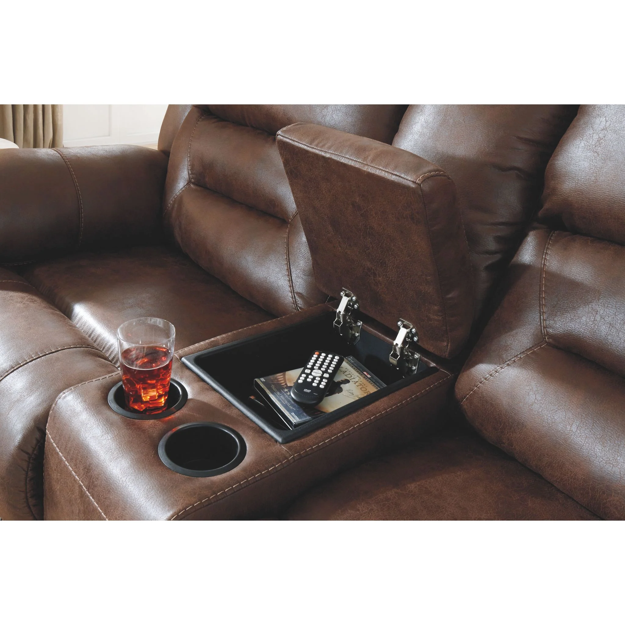 Stoneland Reclining Power Loveseat with Console - Image 13