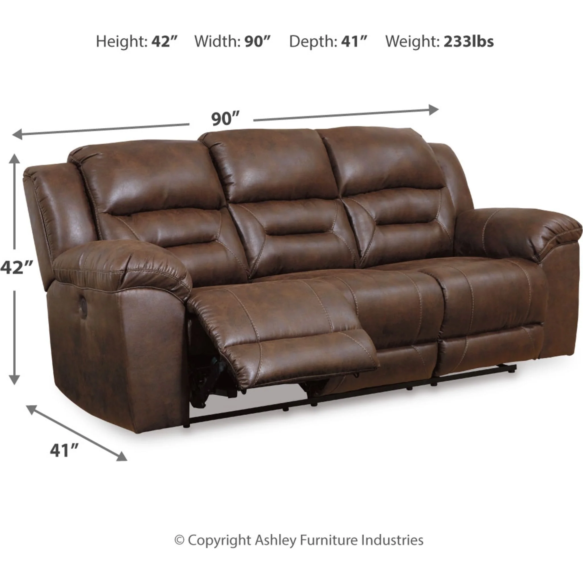 Stoneland Reclining Sofa with Power - Image 6