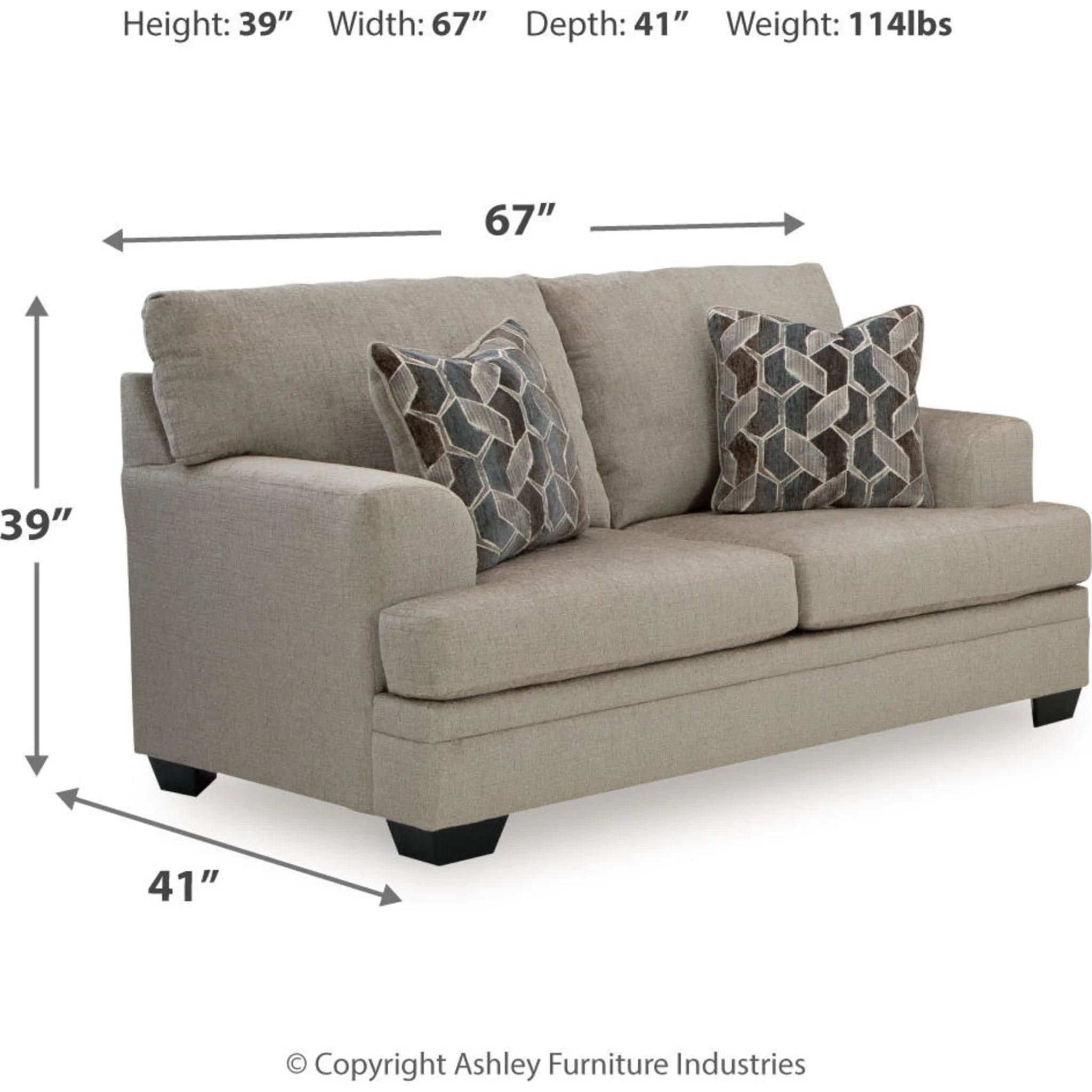 Stonemeade Loveseat - Image 13