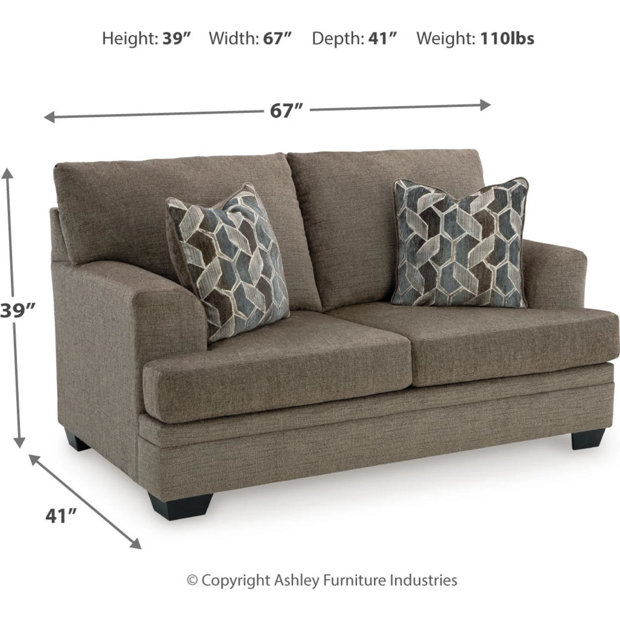 Stonemeade Loveseat - Image 19
