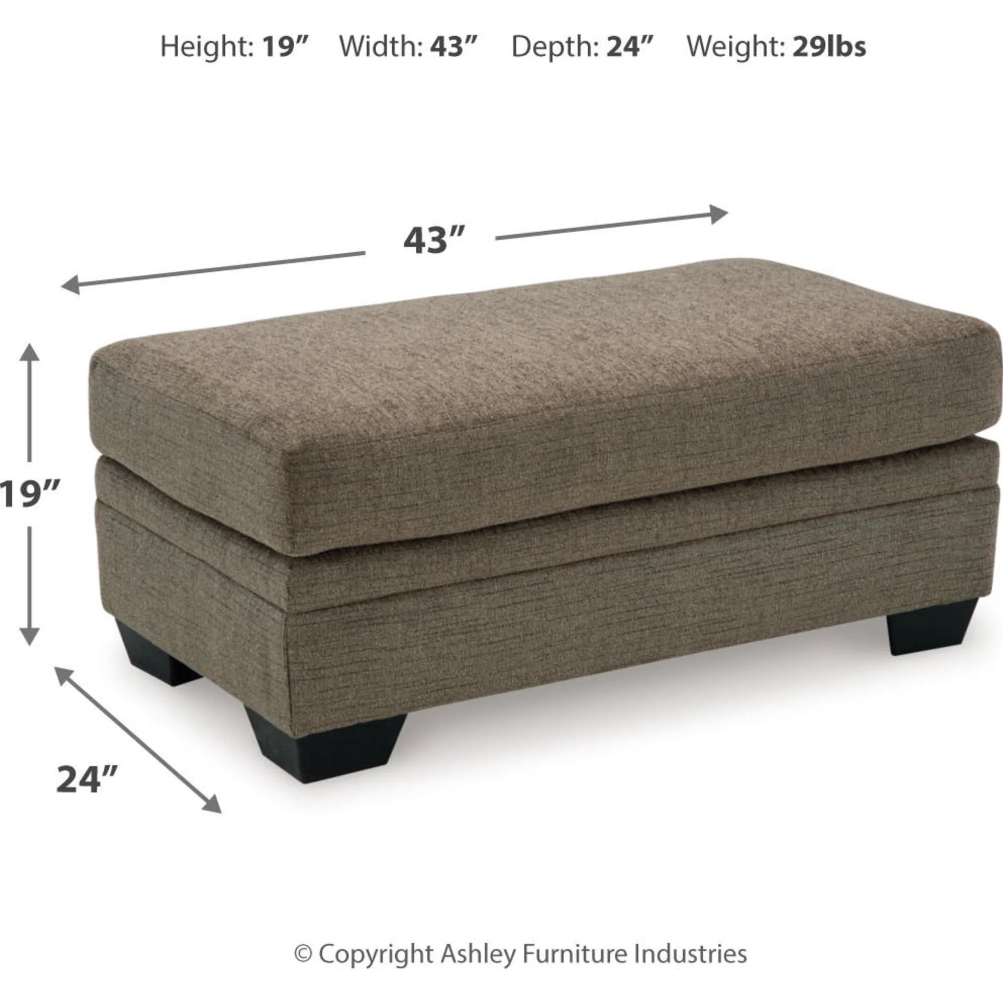 Stonemeade Ottoman - Image 6