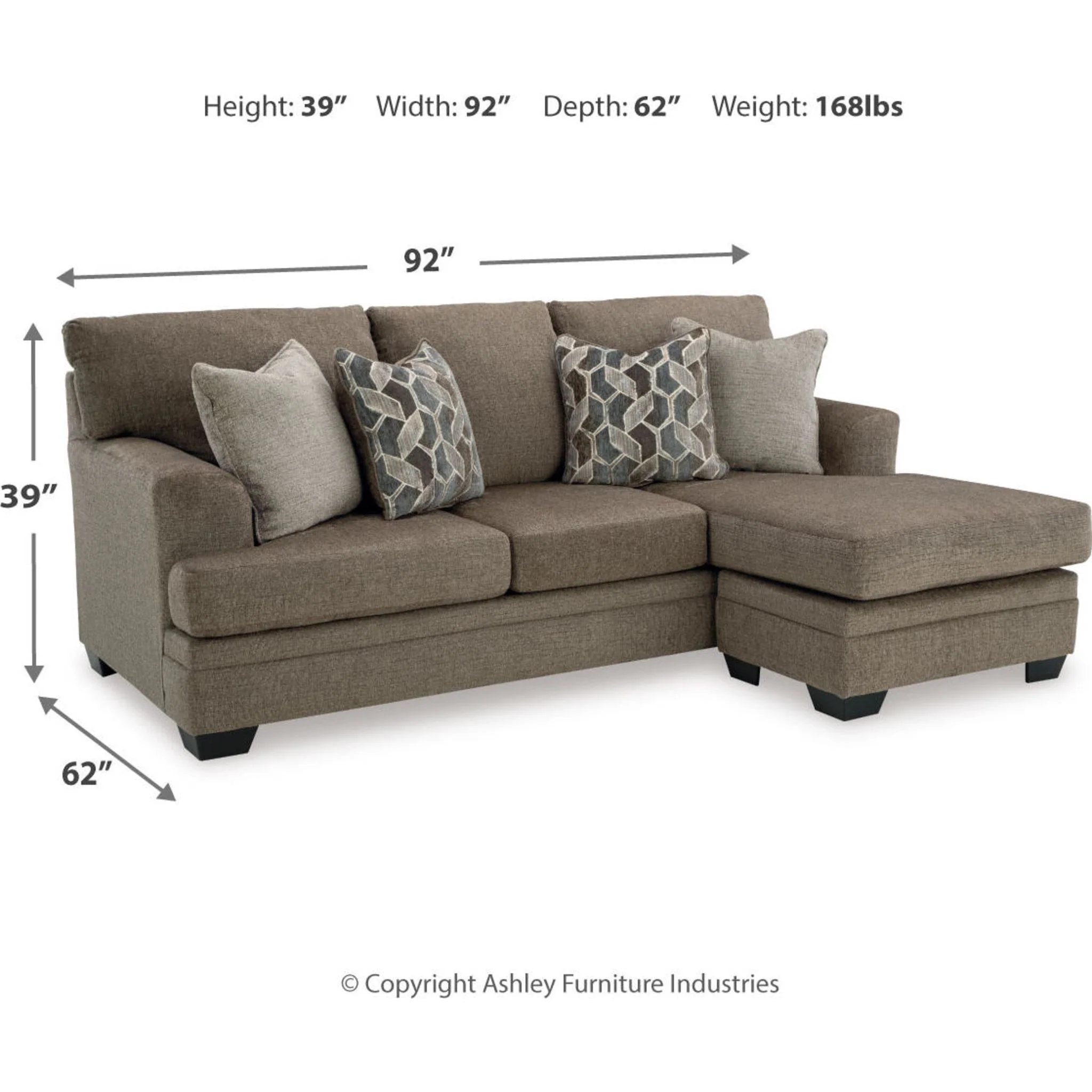 Stonemeade Sofa Chaise - Image 7