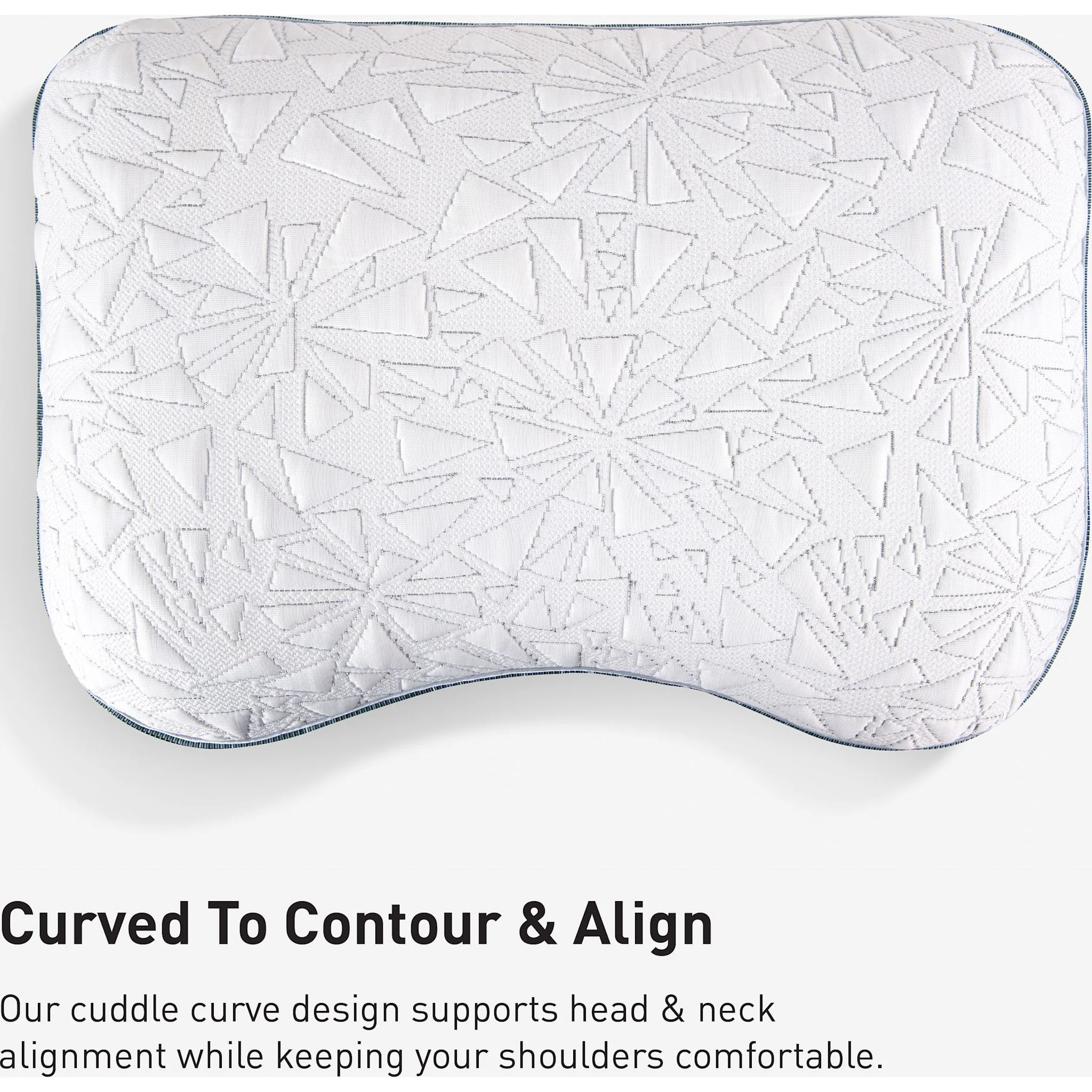 Storm Cuddle Curve Pillow 1.0 Queen Pillow - Image 9