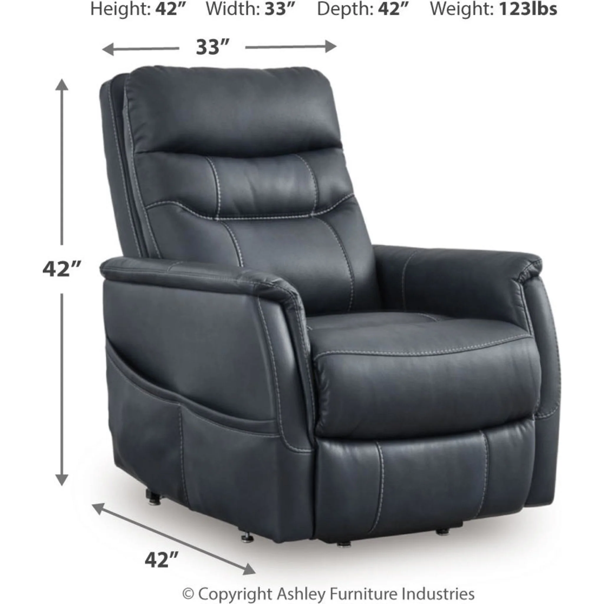 Strawbill Power Lift Recliner - Image 19