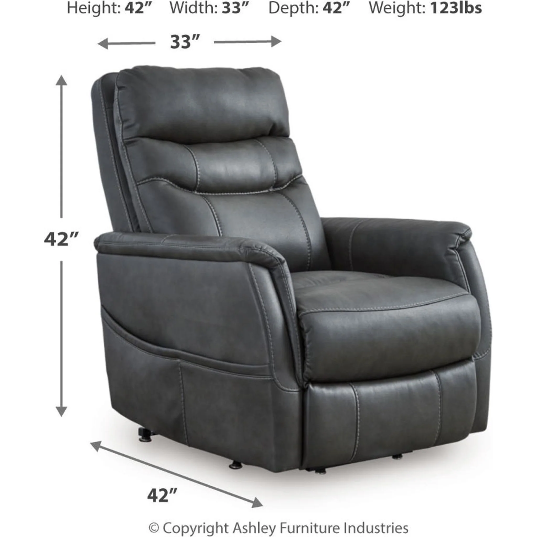 Strawbill Power Lift Recliner - Image 3