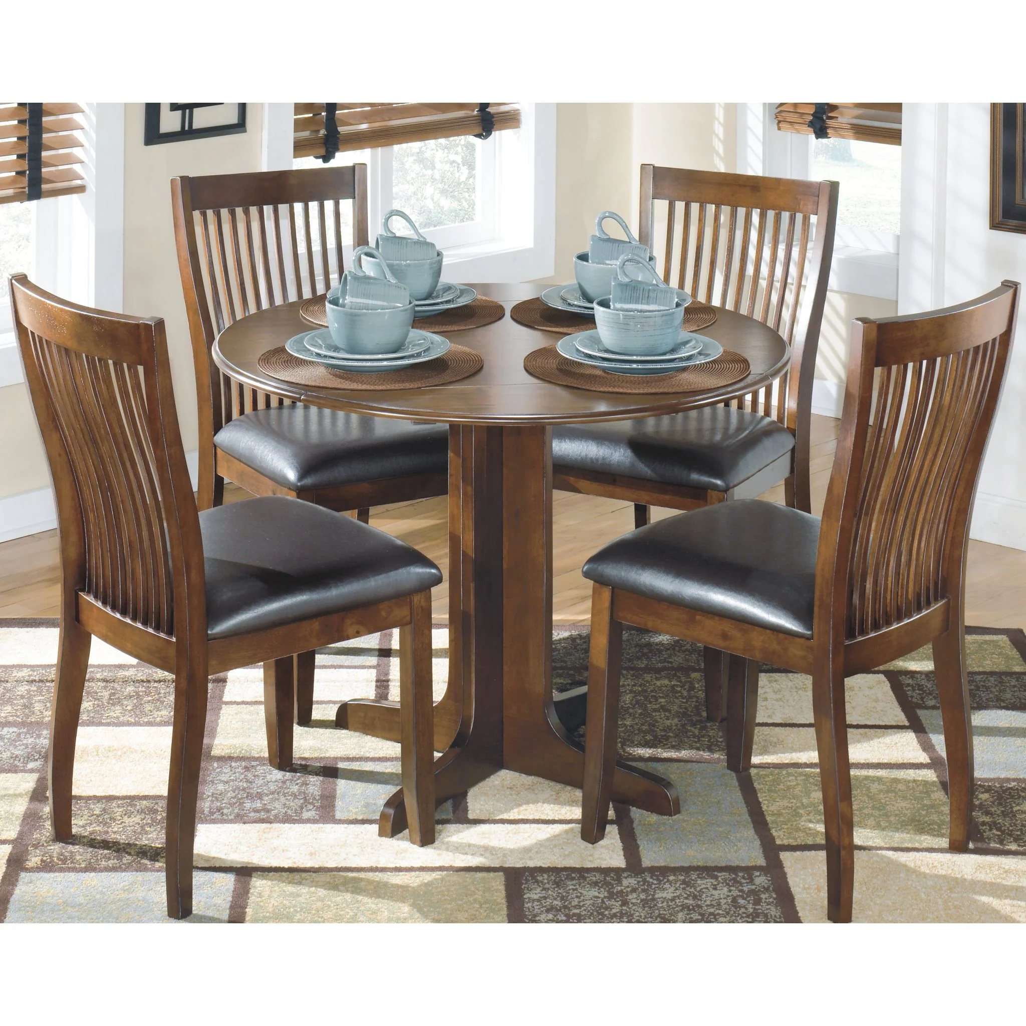 Stuman Round Drop Leaf Table - Image 6