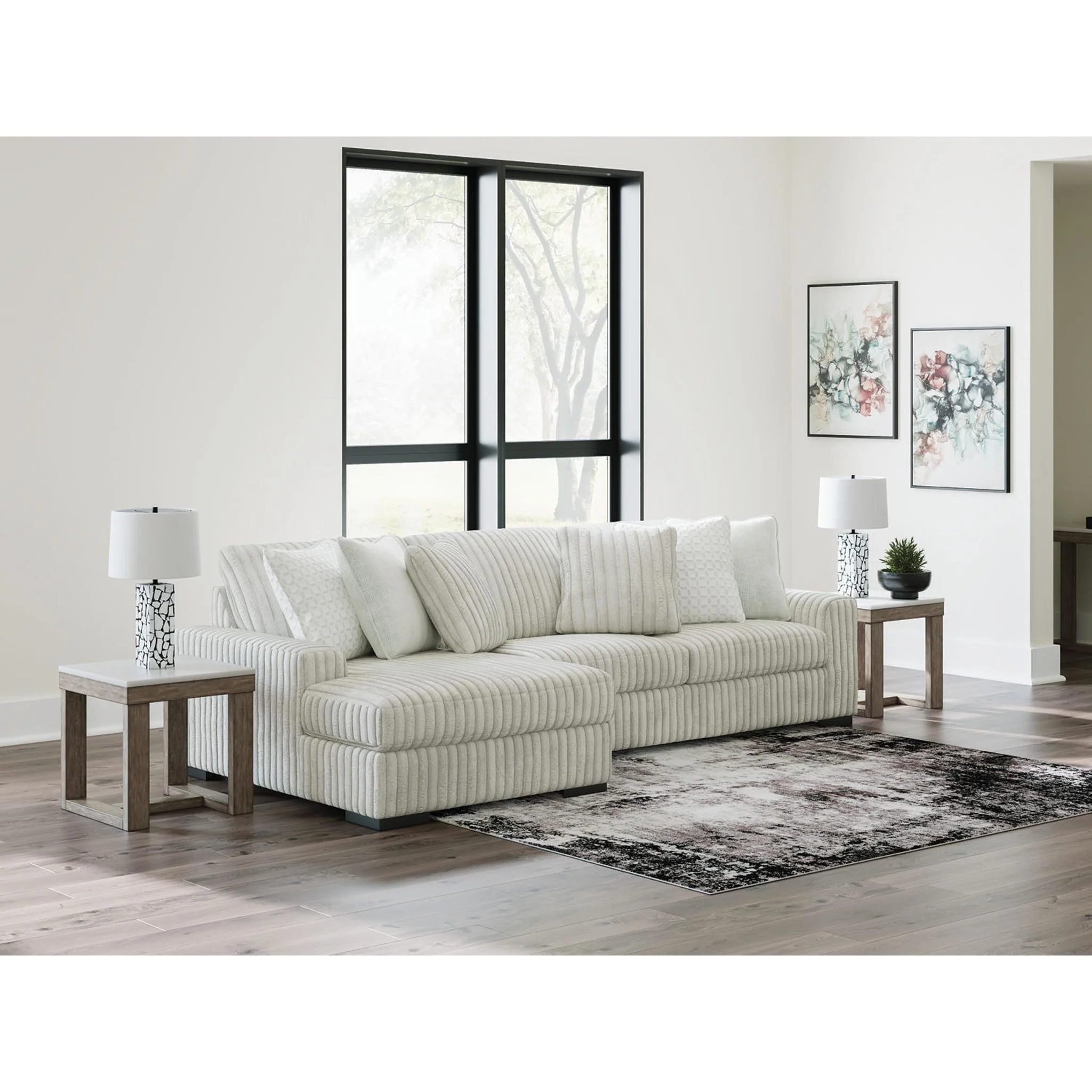 Stupendous 2 Piece Sectional with Chaise - Image 17