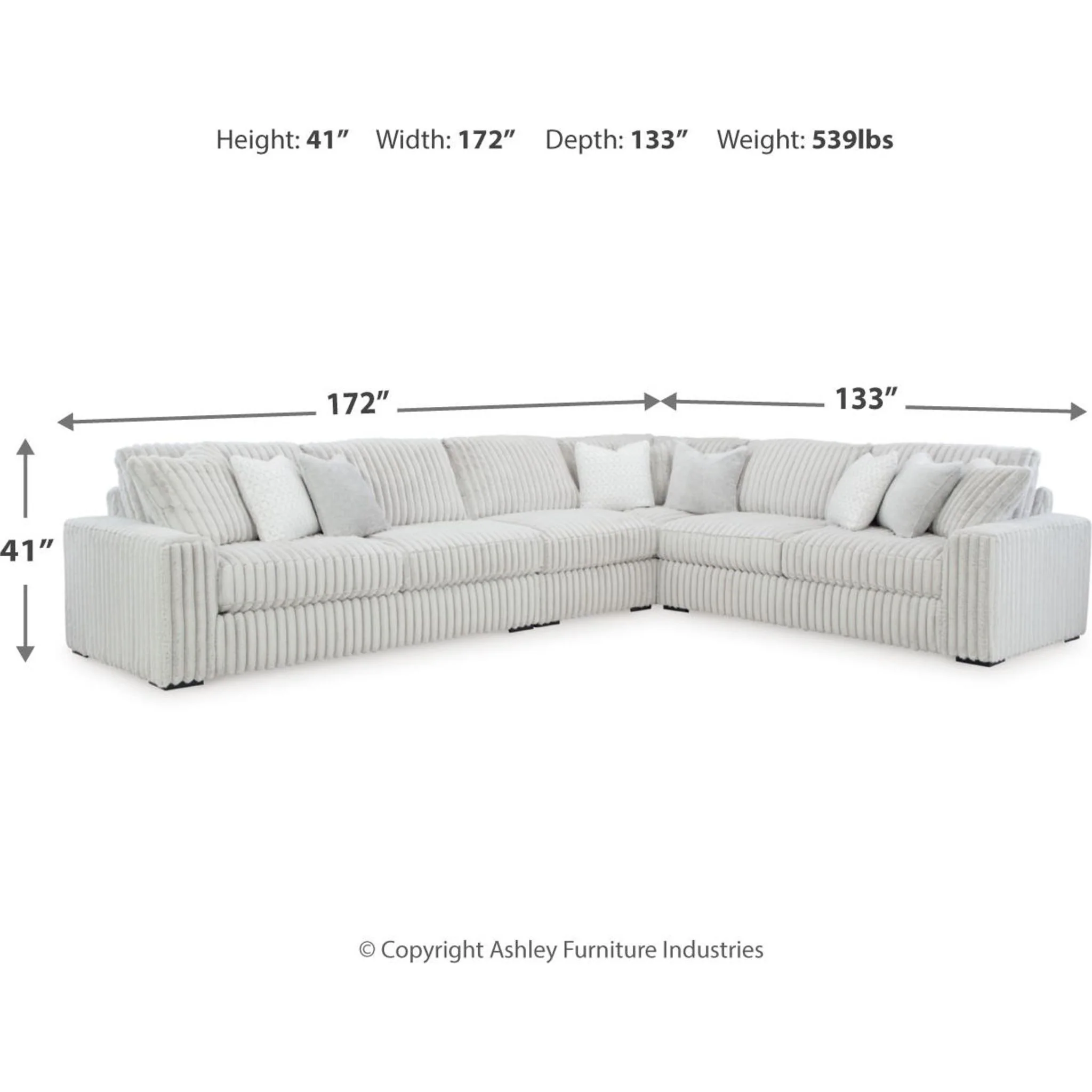 Stupendous 4 Piece Sectional - Image 9