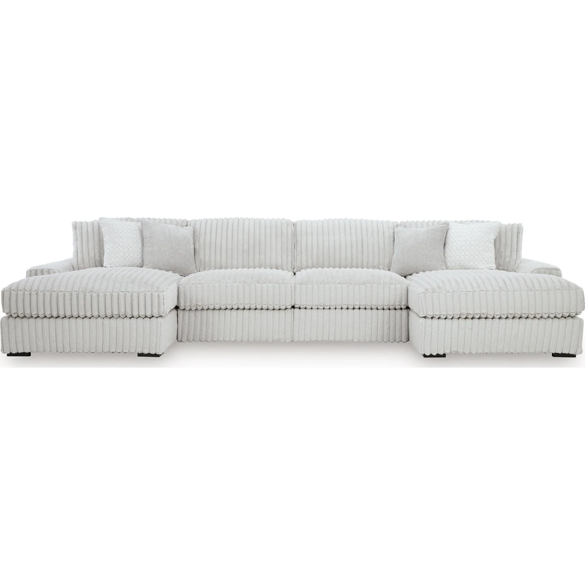 Stupendous 4 Piece Sectional with Double Chaise - Image 8