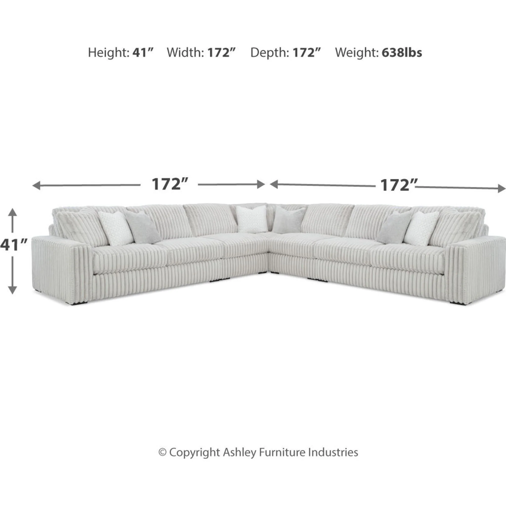 Stupendous 5 Piece Sectional - Image 6
