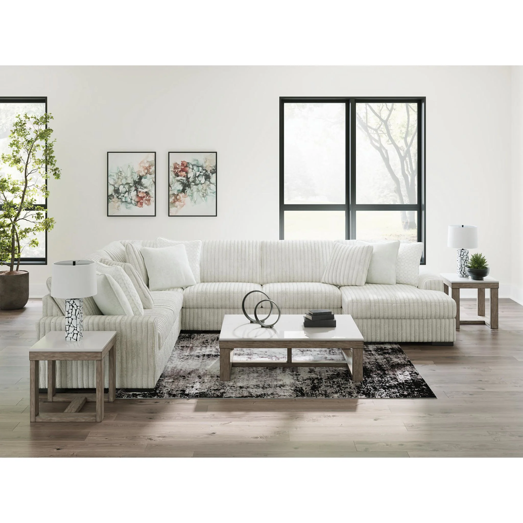 Stupendous 5 Piece Sectional with Chaise - Image 6