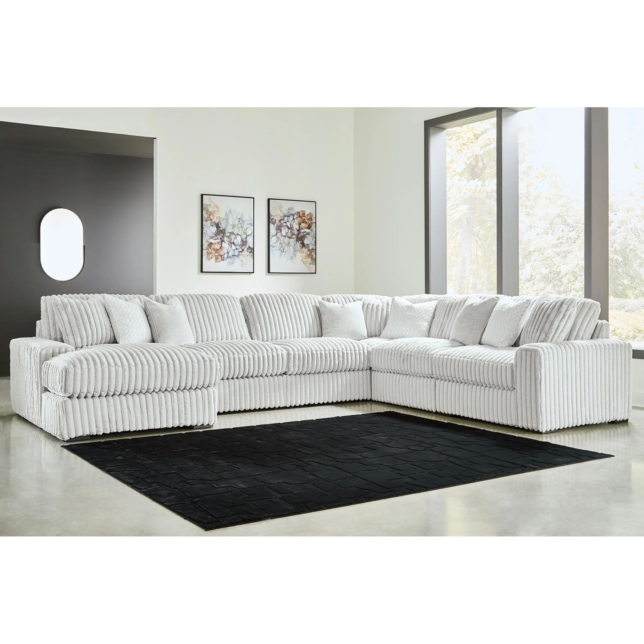 Stupendous 6 Piece Sectional with Chaise - Image 7