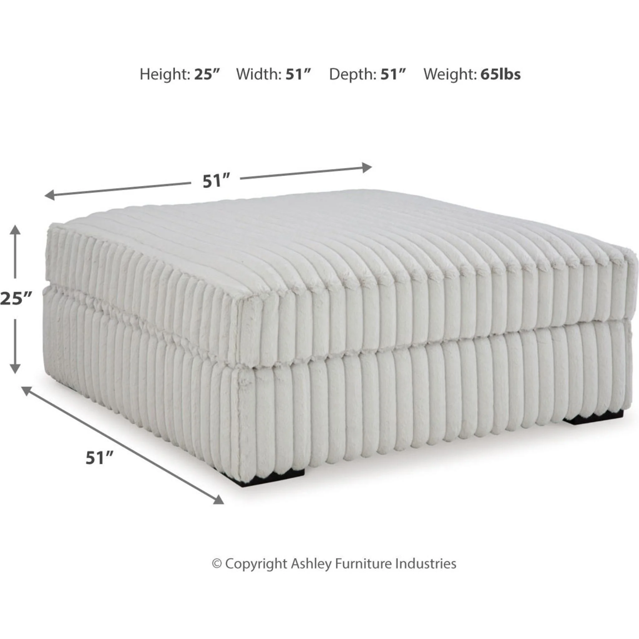 Stupendous Oversized Accent Ottoman - Image 5