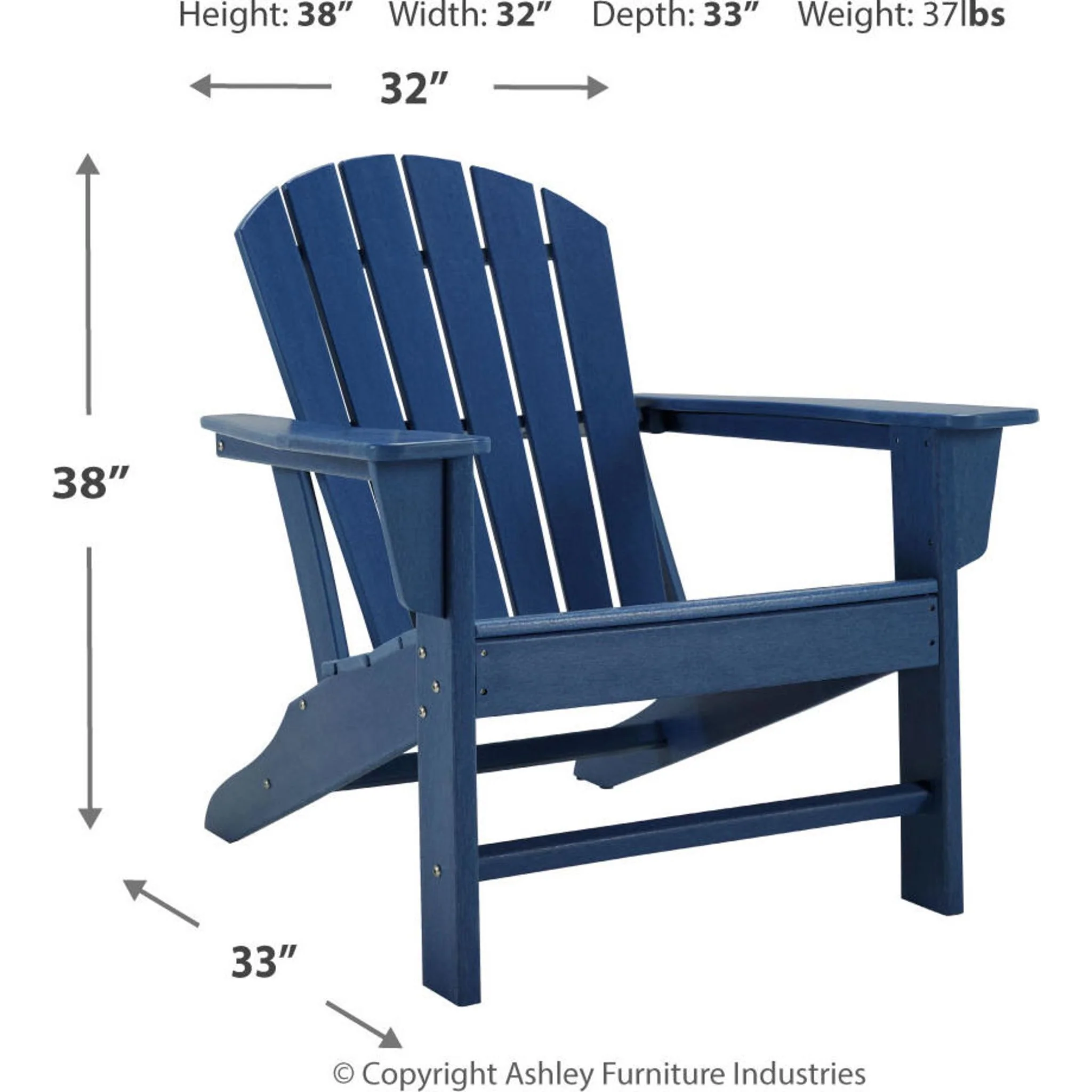 Sundown Treasure Outdoor Adirondack Chair - Image 58