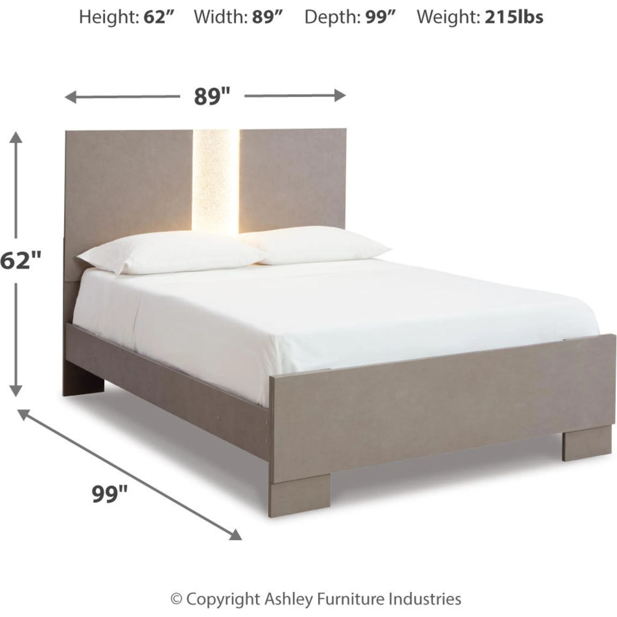 Surancha 5 Piece Panel Bedroom - Image 9