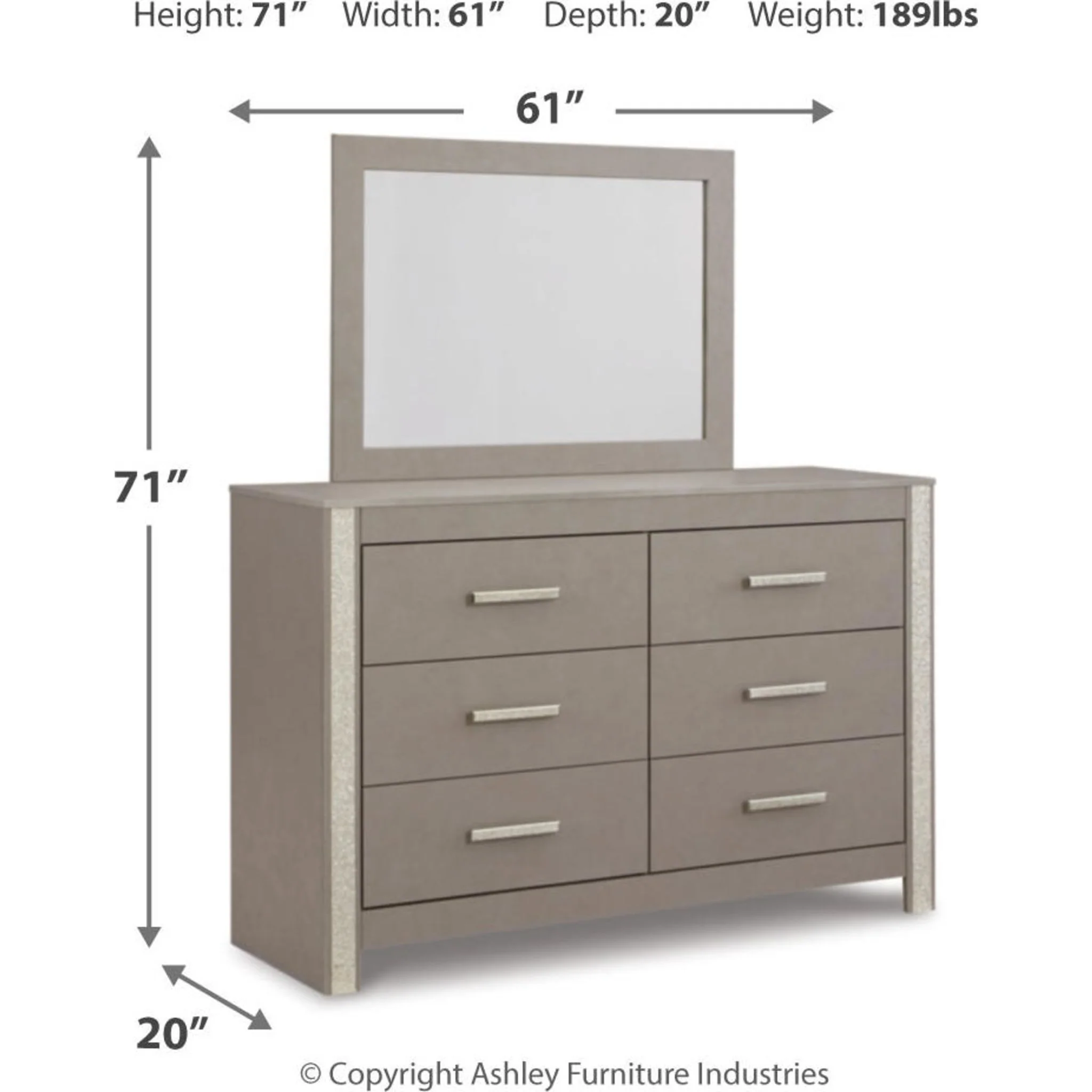 Surancha 5 Piece Poster Bedroom - Image 3