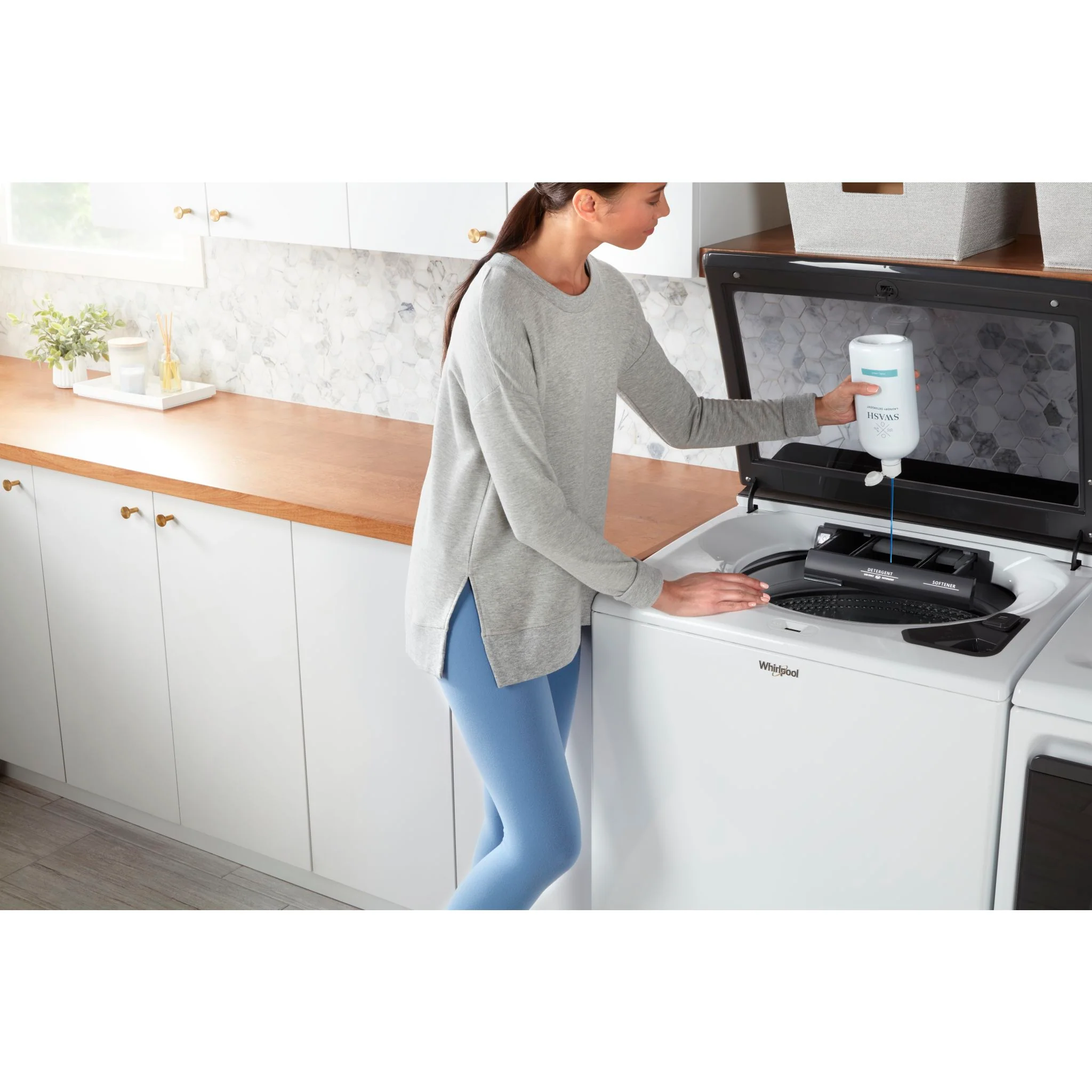 Whirlpool Swash Smells Like Clean Laundry HE Ultra-Concentrated Liquid Laundry Detergent -  (SWHLDLFL2B) - Image 11