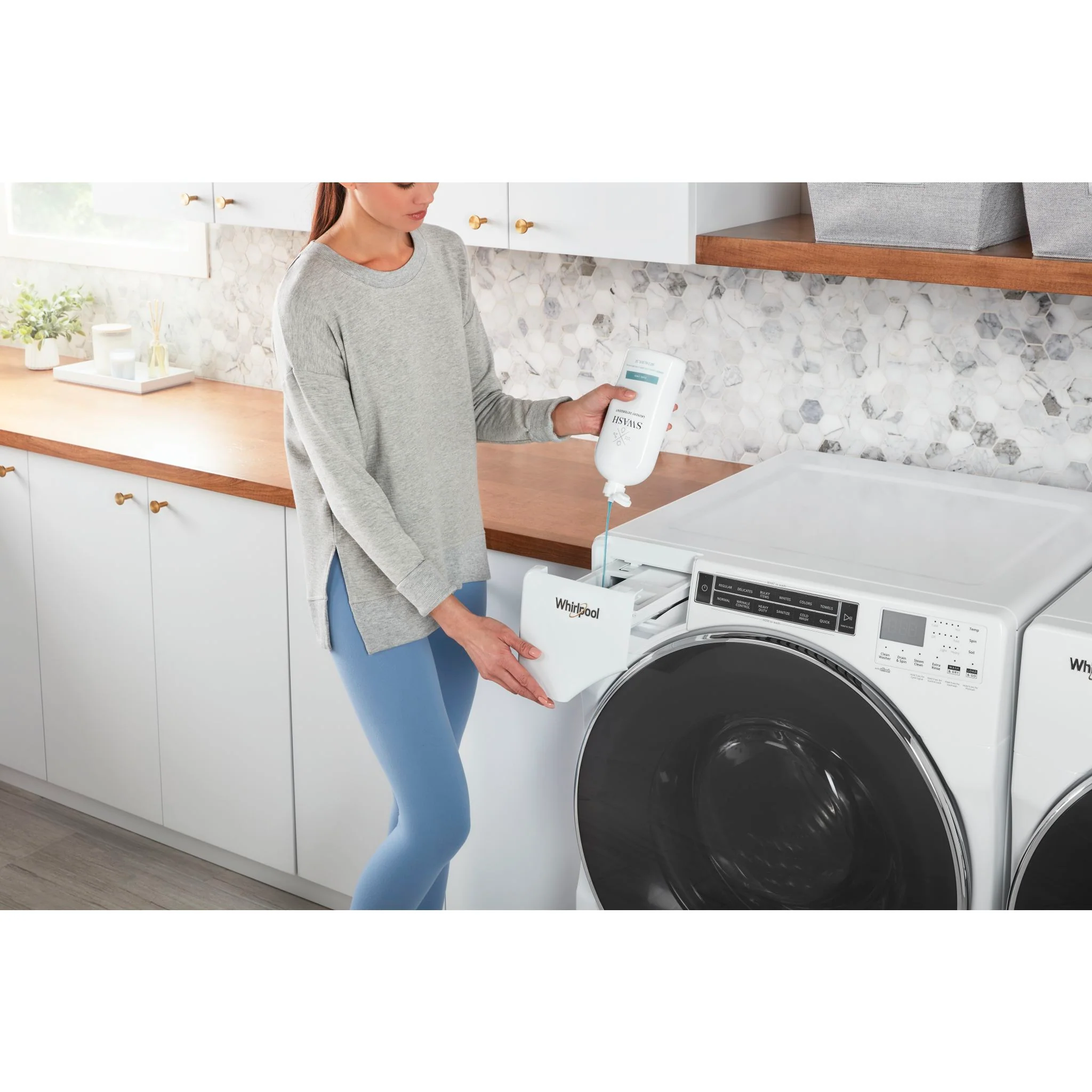 Whirlpool Swash Smells Like Clean Laundry HE Ultra-Concentrated Liquid Laundry Detergent -  (SWHLDLFL2B) - Image 13