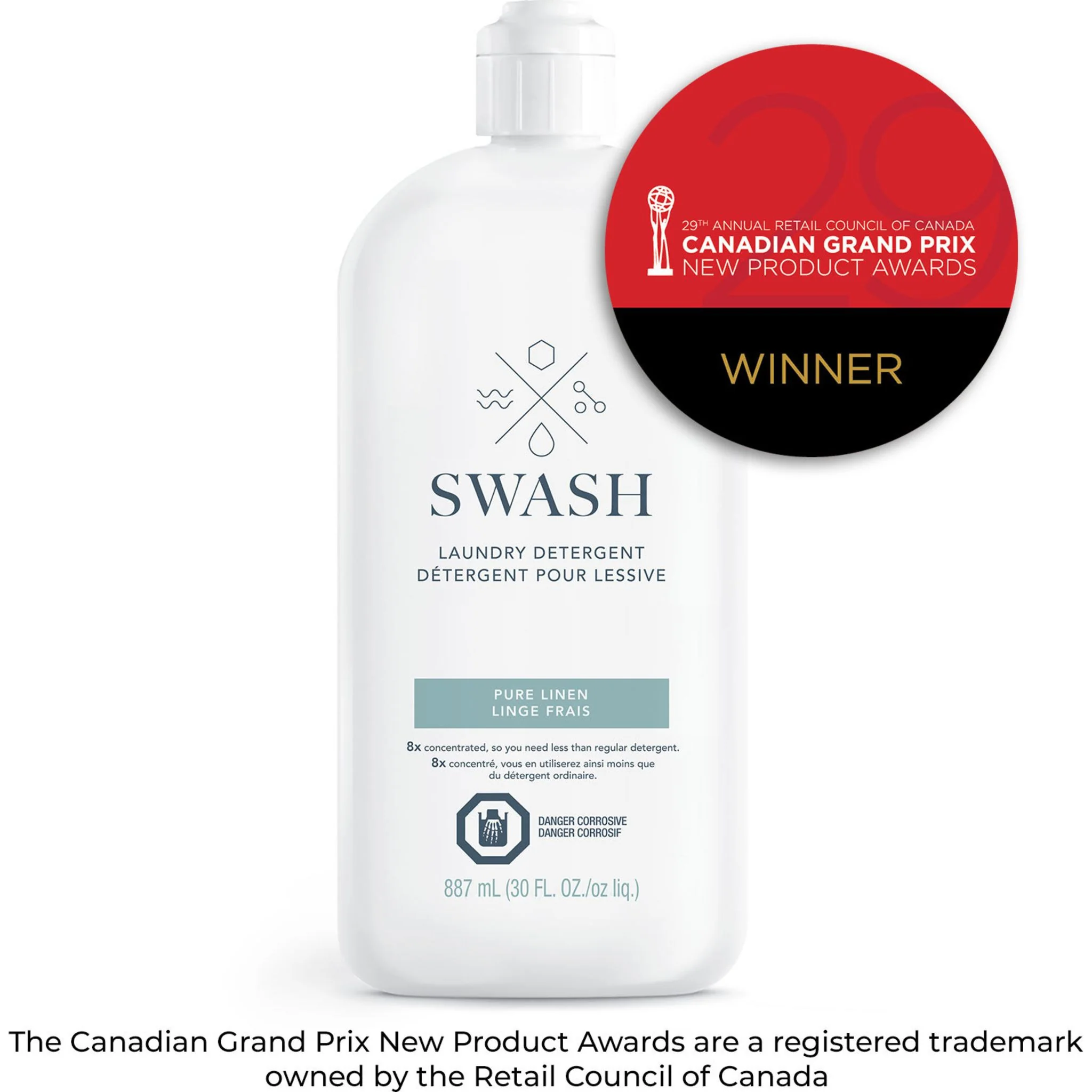 Whirlpool Swash Smells Like Clean Laundry HE Ultra-Concentrated Liquid Laundry Detergent -  (SWHLDLFL2B) - Image 2