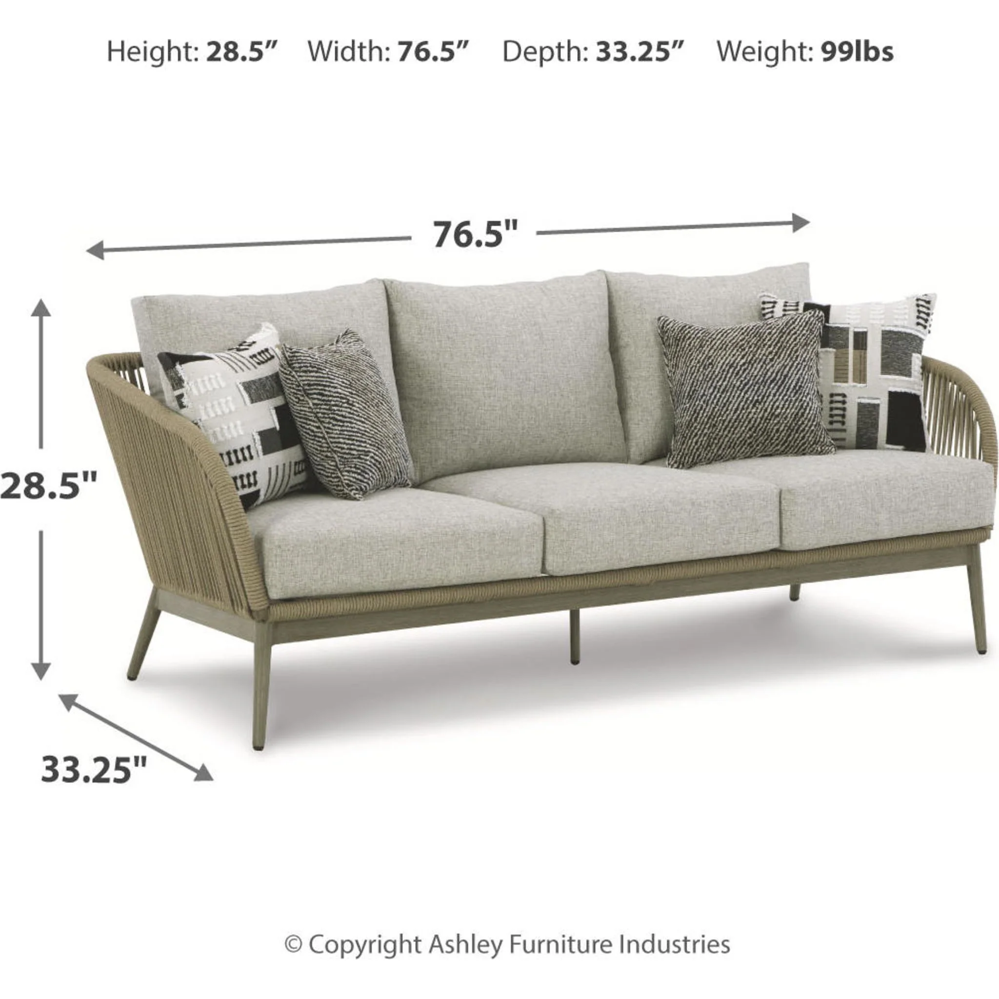 Swiss Valley 3 Piece Outdoor Seating - Image 19