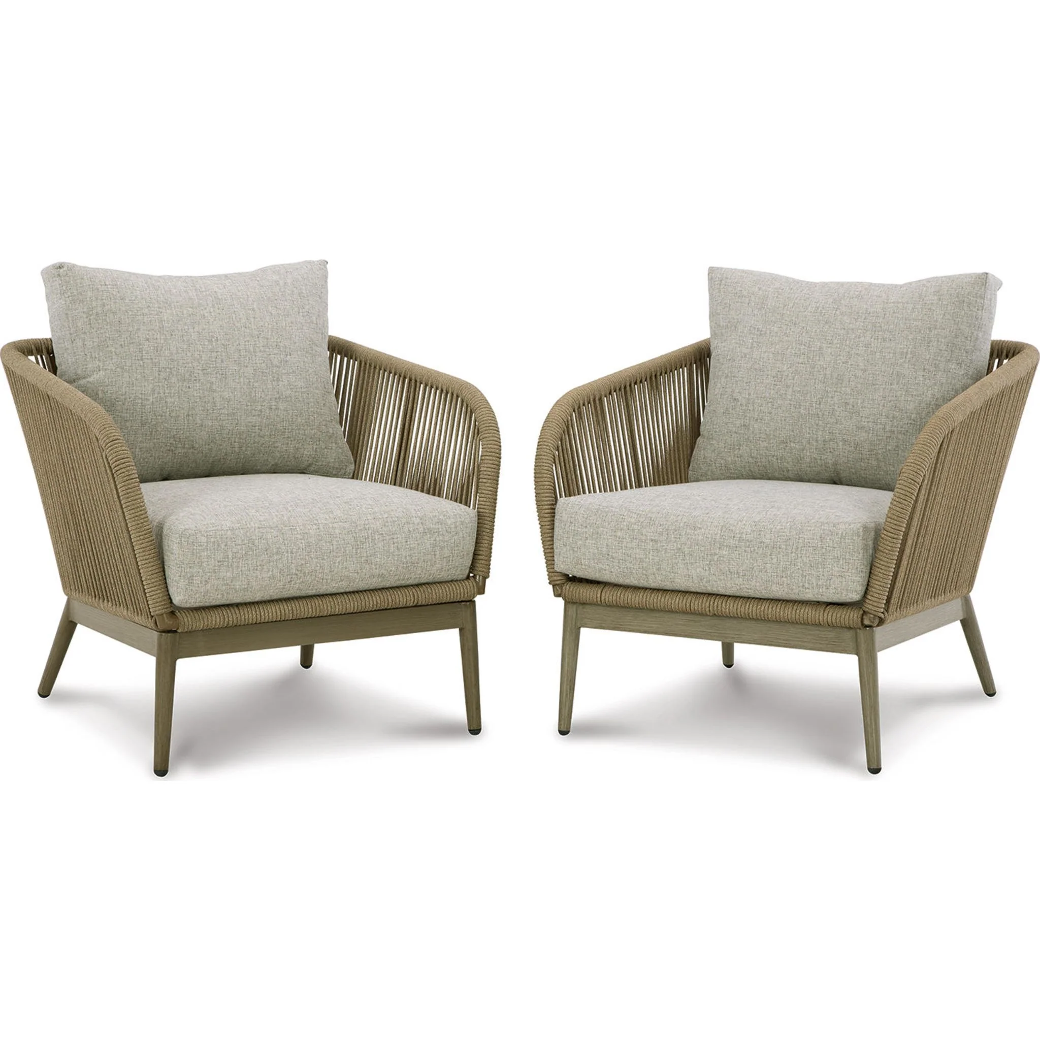 Swiss Valley Outdoor Lounge Chair with Cushion (set of 2) - Image 9
