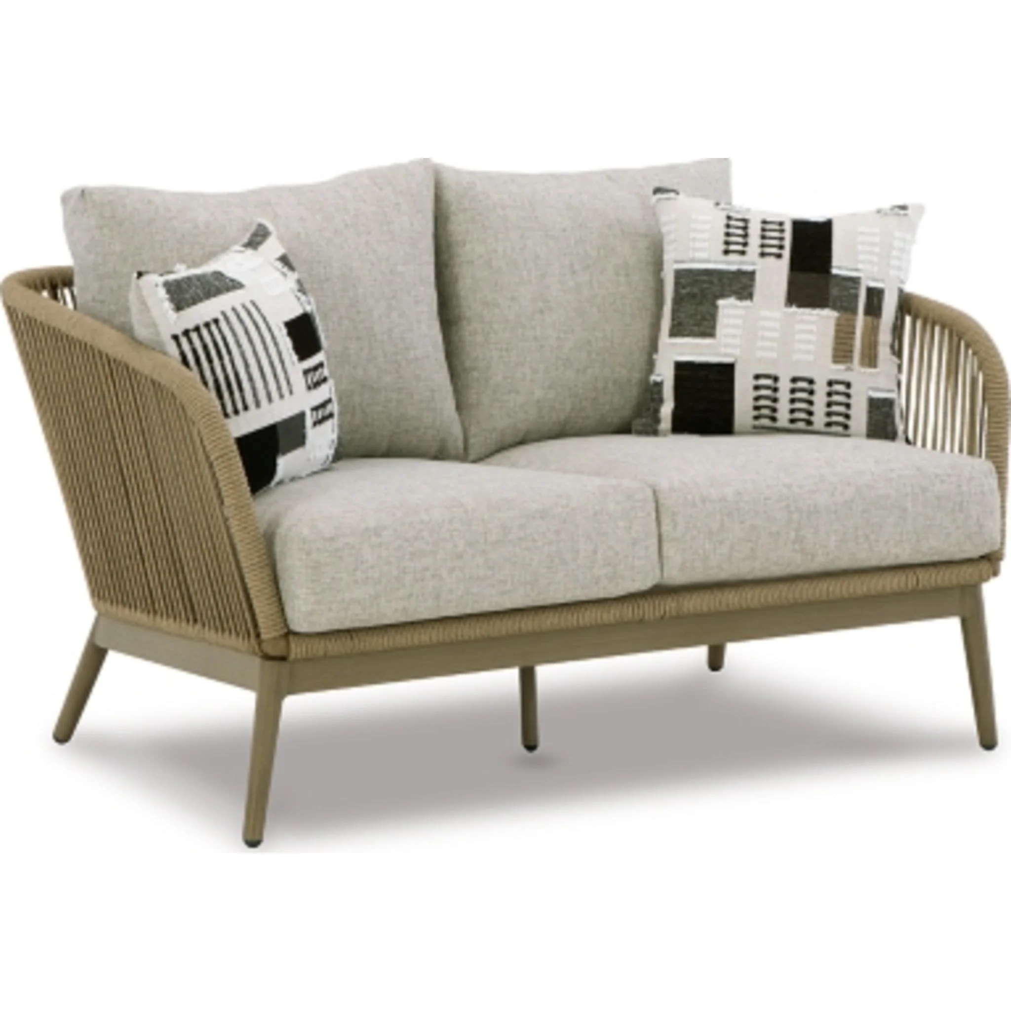 Swiss Valley Outdoor Loveseat with Cushion - Image 2