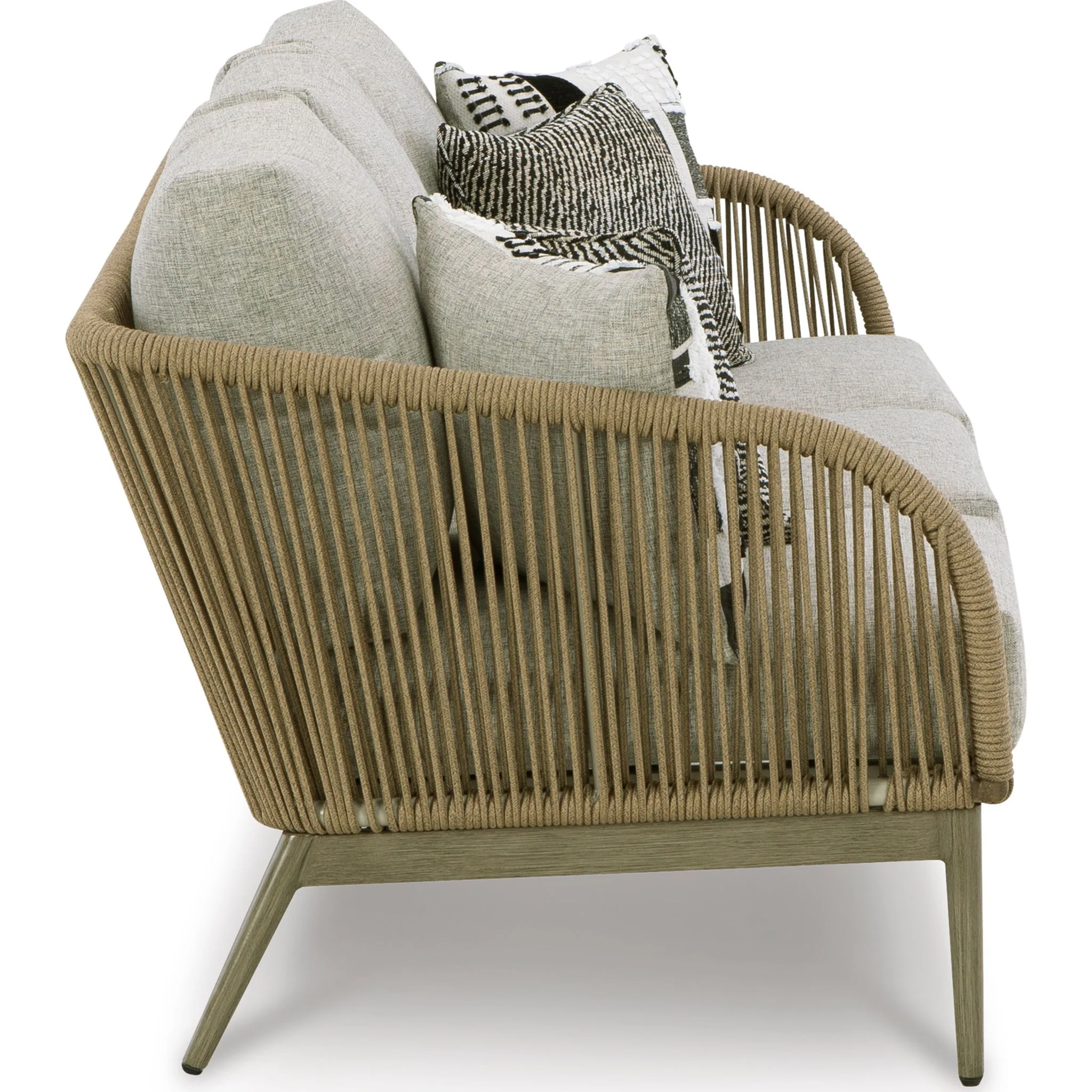 Swiss Valley Outdoor Sofa with Cushion - Image 4