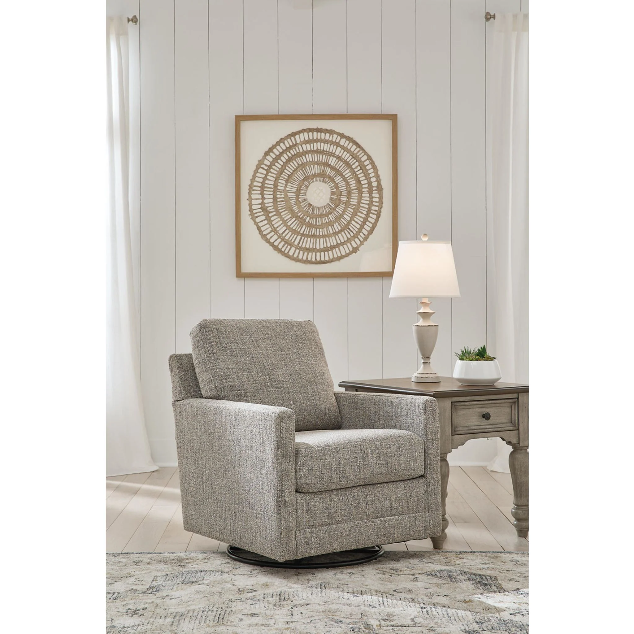 Bralynn Swivel Glider Accent Chair - Image 4
